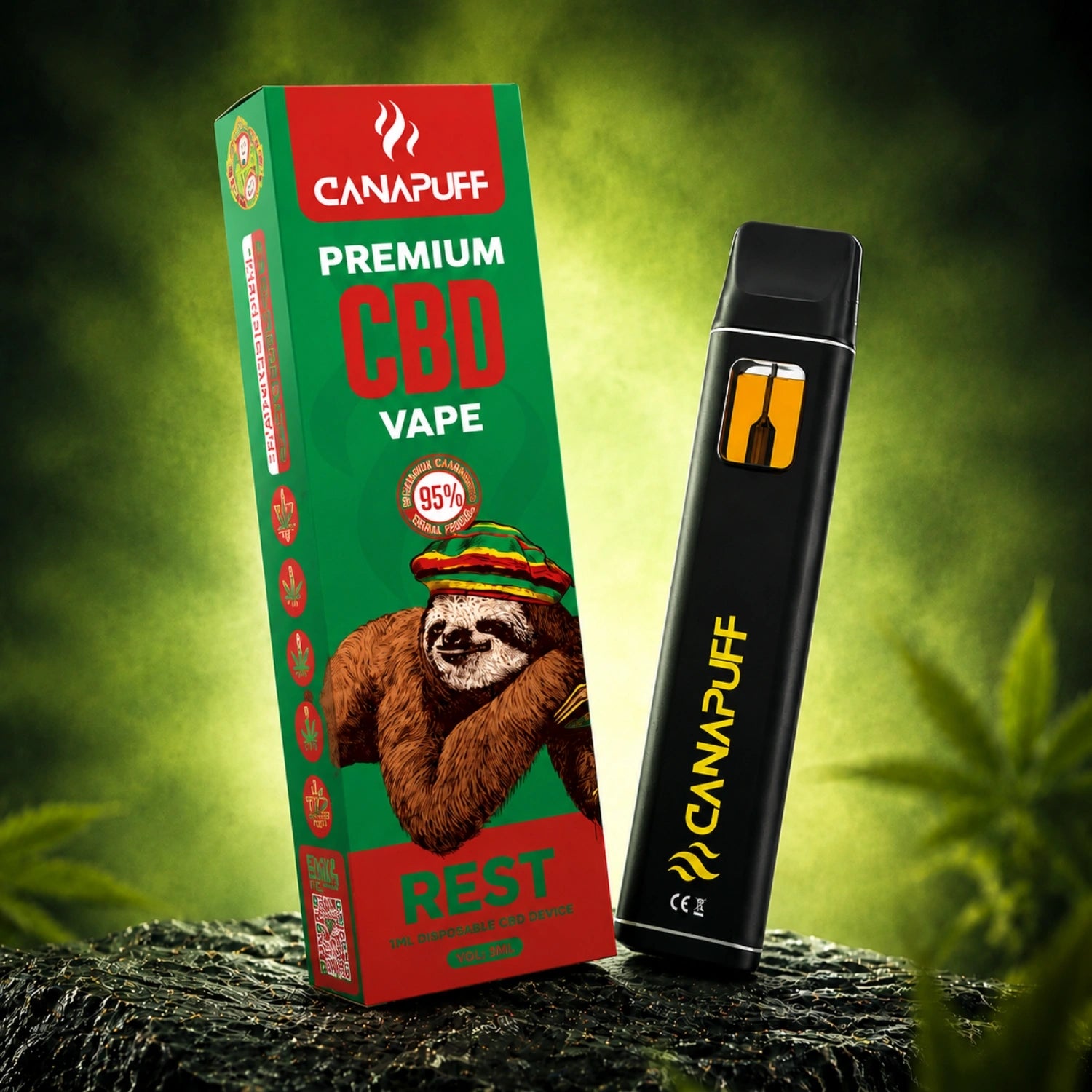 CBD Vape Restante 95% 1 ml