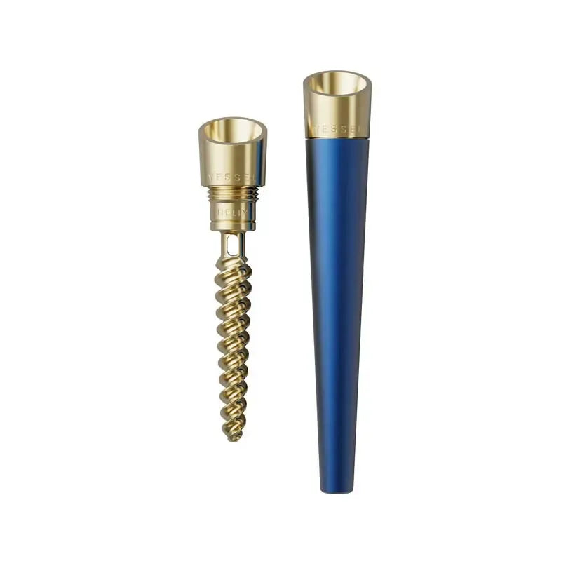 Caneta de vaso com bocal Helix em azul