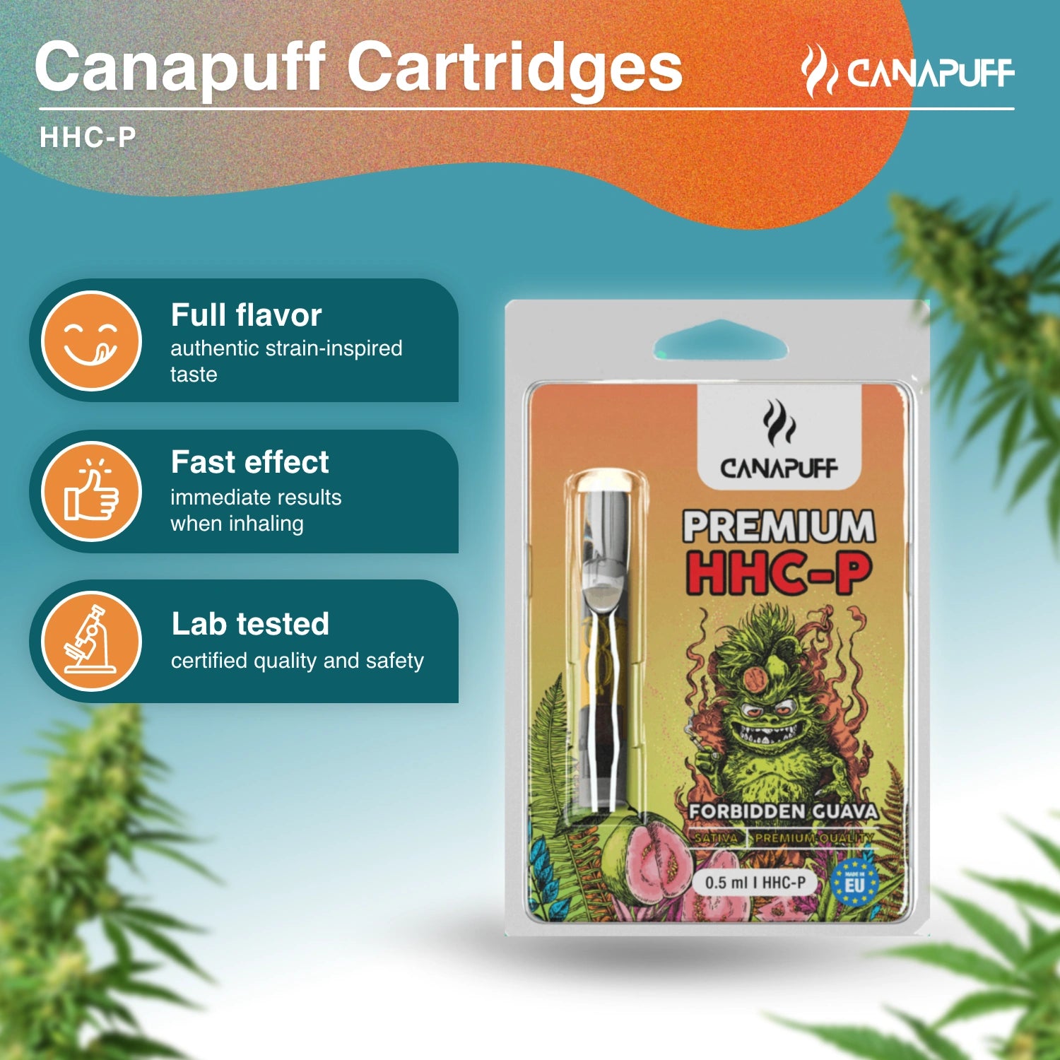 GUAVA PROIBIDA - HHC-P 96% - cartucho - Canapuff