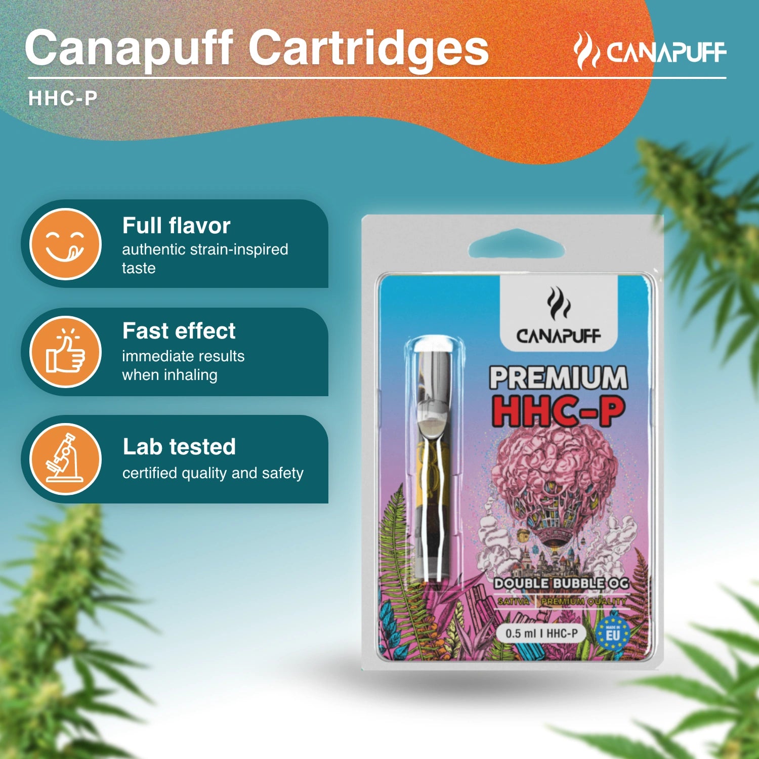 DOUBLE BUBBLE OG - HHC-P 96% - cartucho - Canapuff