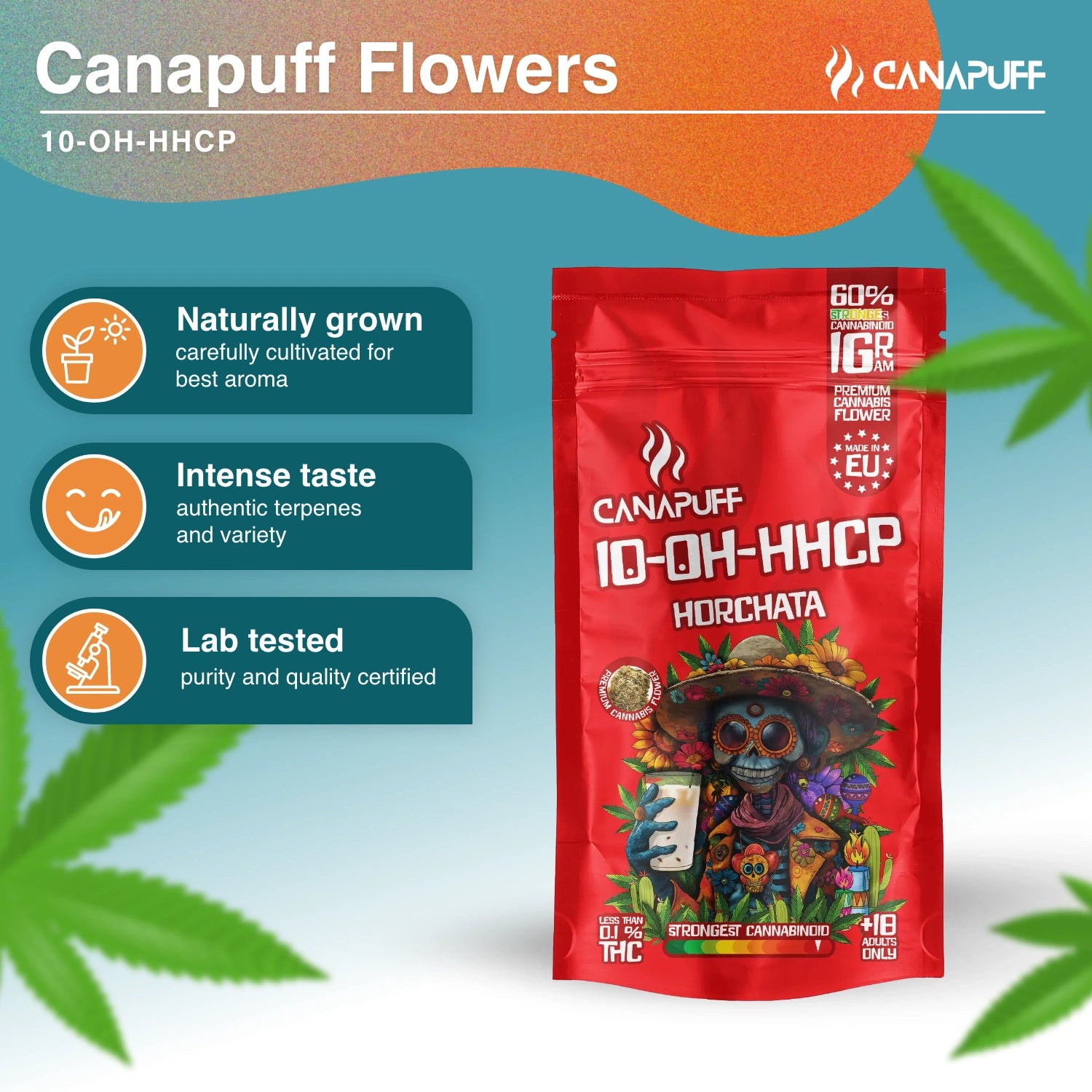 Horchata 60% - Flores 10-OH-HHCP - Canapuff