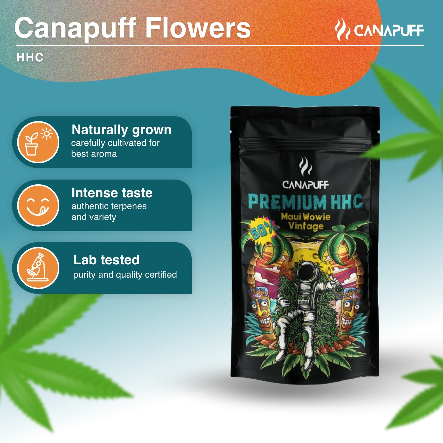 Maui Wowie Vintage 50% - Premium HHC Flores - Canapuff