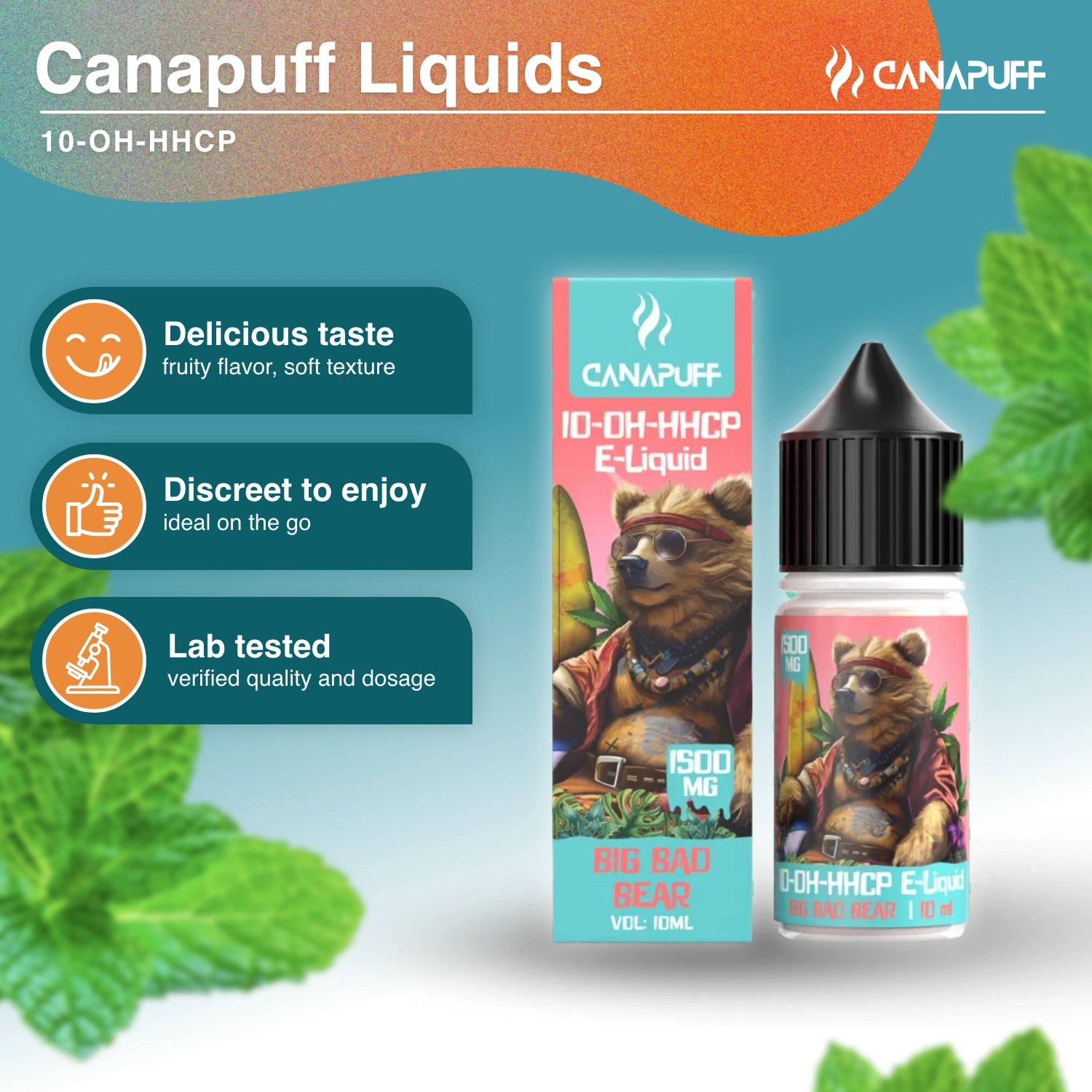 10-OH-HHCP Liquid 1.500mg - Big Bad Bear - Canapuff