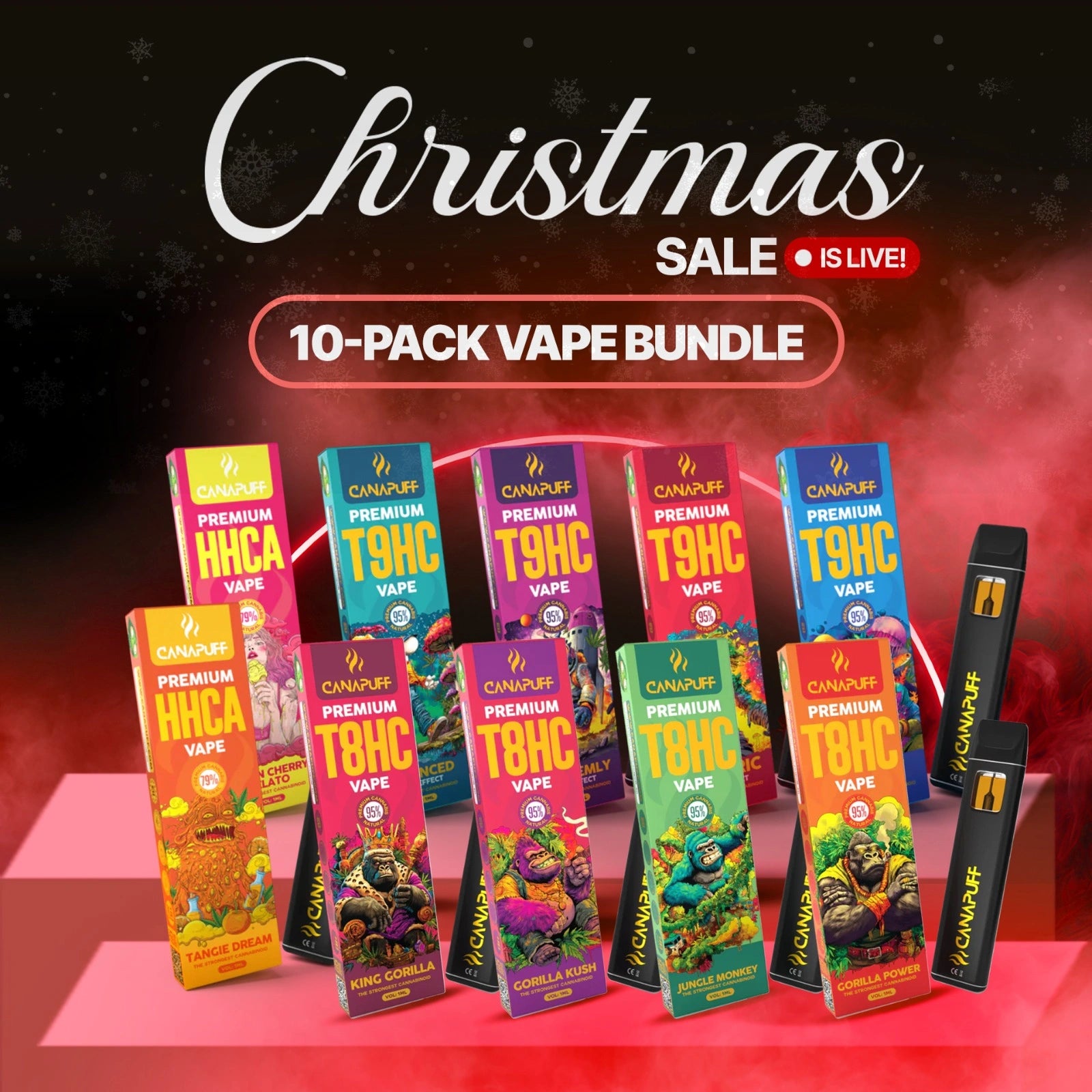 10-Pack Vape Bundle (10x1ml)