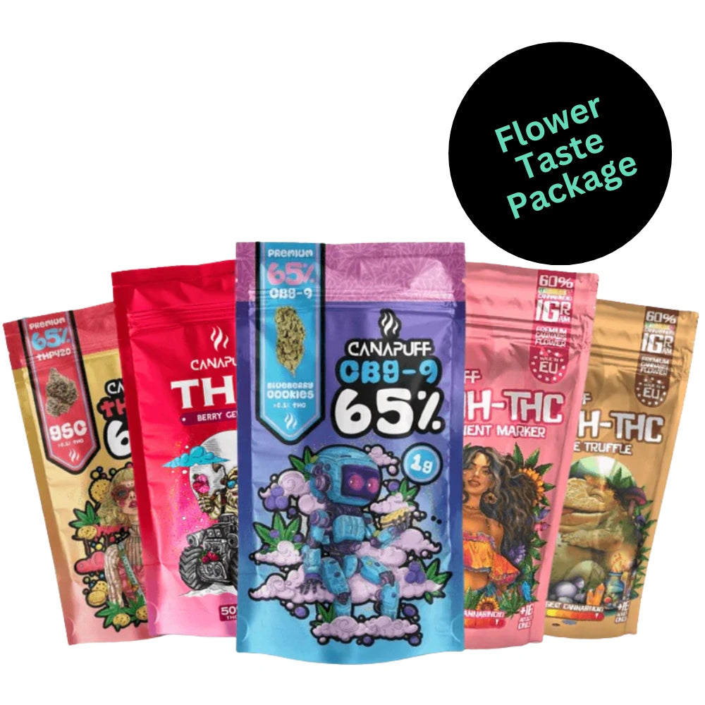 Canapuff Flor Pack de Degustação
