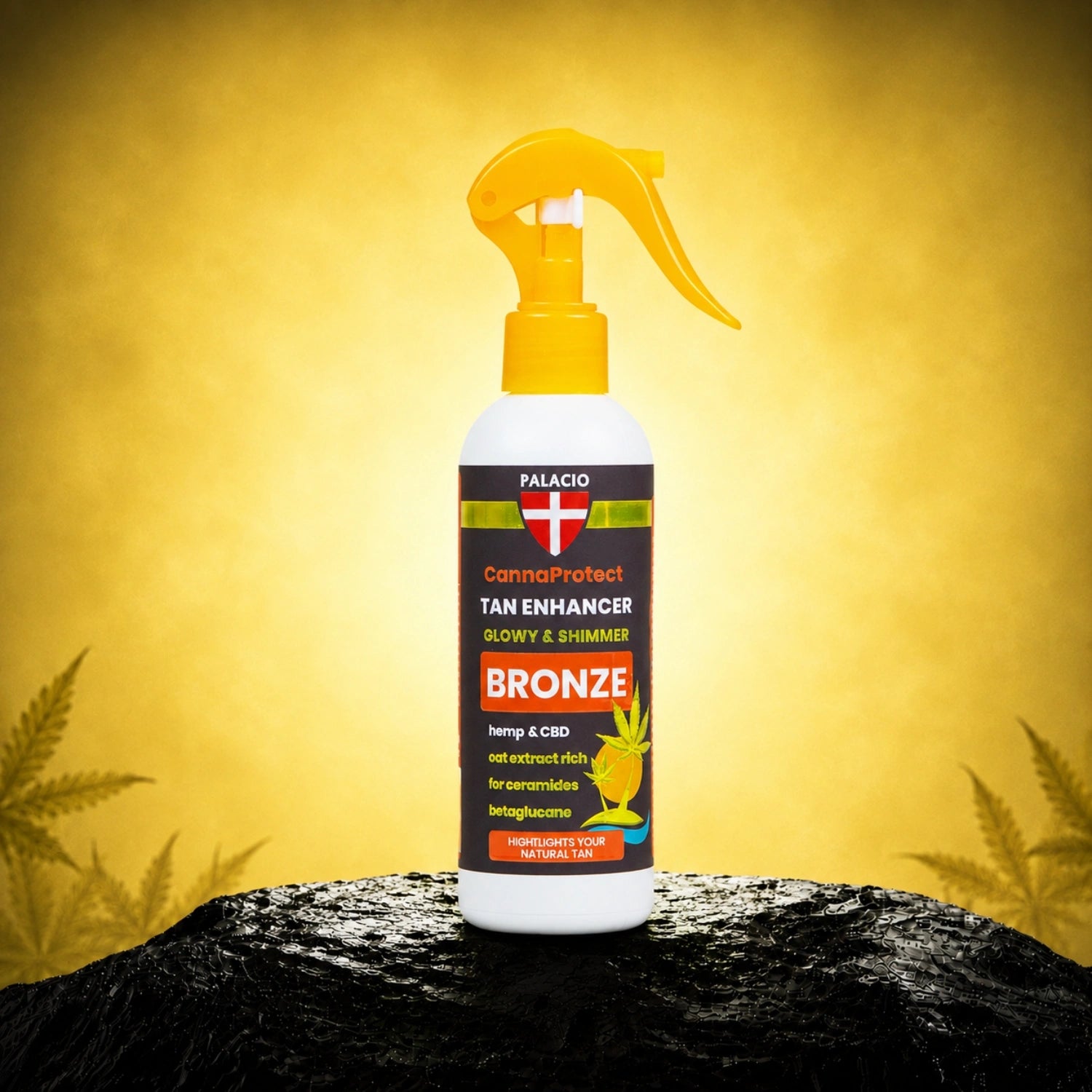 CannaProtect Loção Corporal para Promover Bronzeado com Cânhamo 200ml Palacio