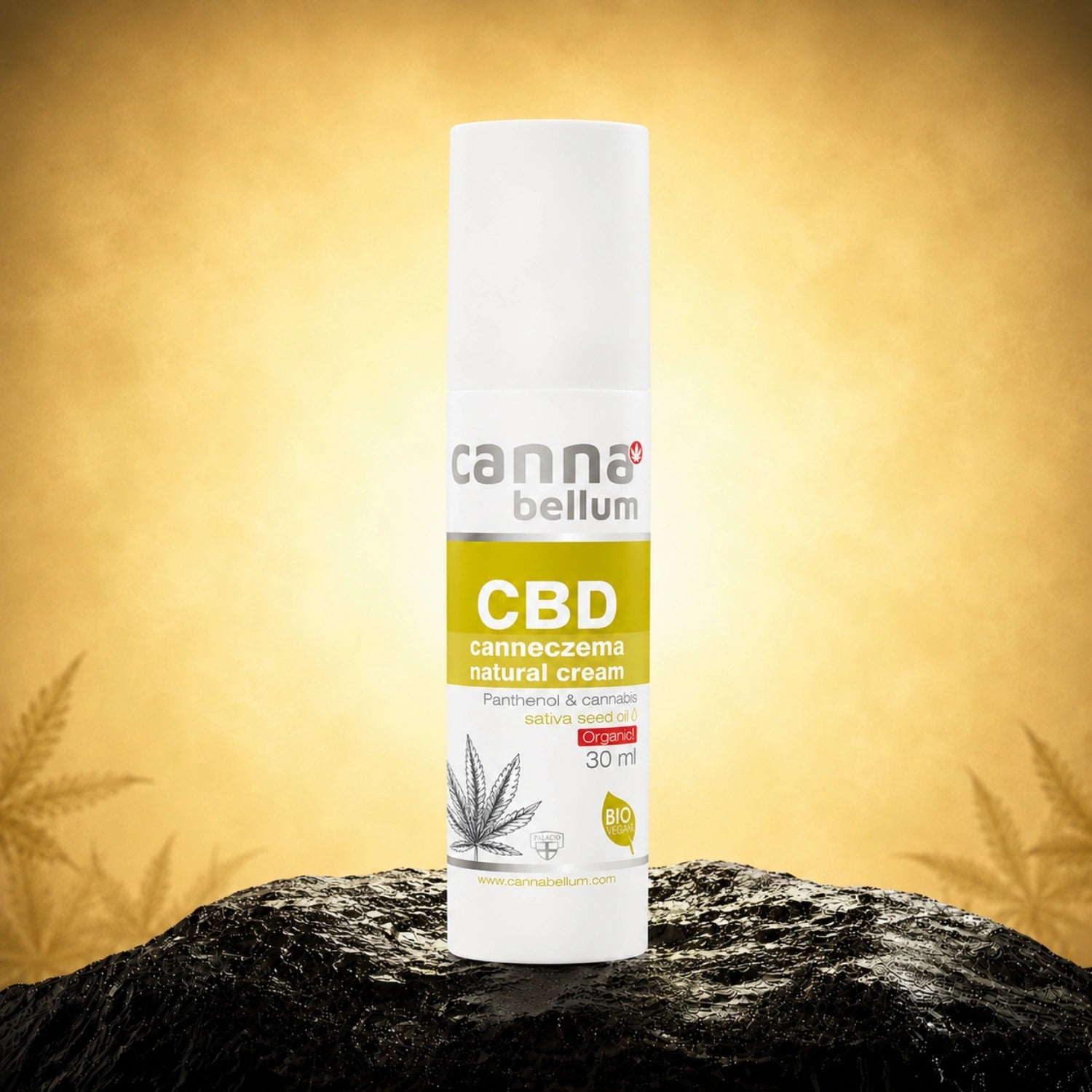 Cannabellum CBD Canneczema creme facial, 30ml - Palacio