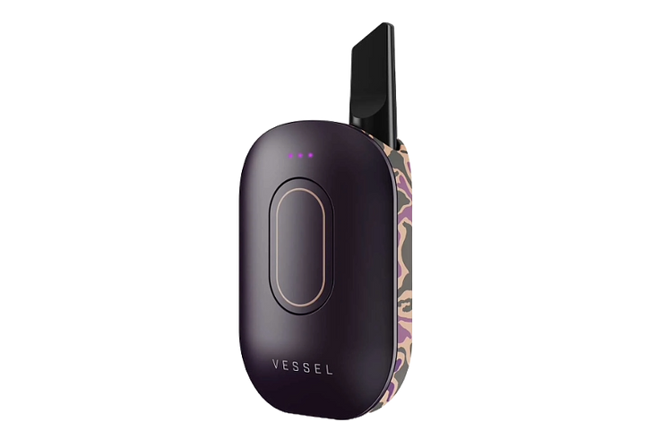 Base de carregamento para vaporizador camuflado roxo