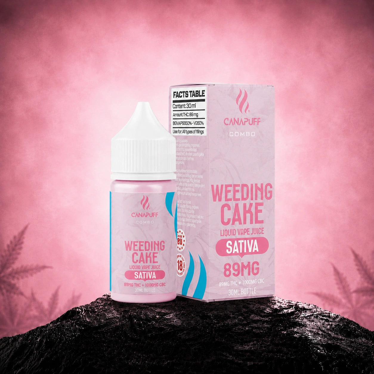Delta 9 Liquid 89mg 1000mg CBC Weeding Cake 30ml