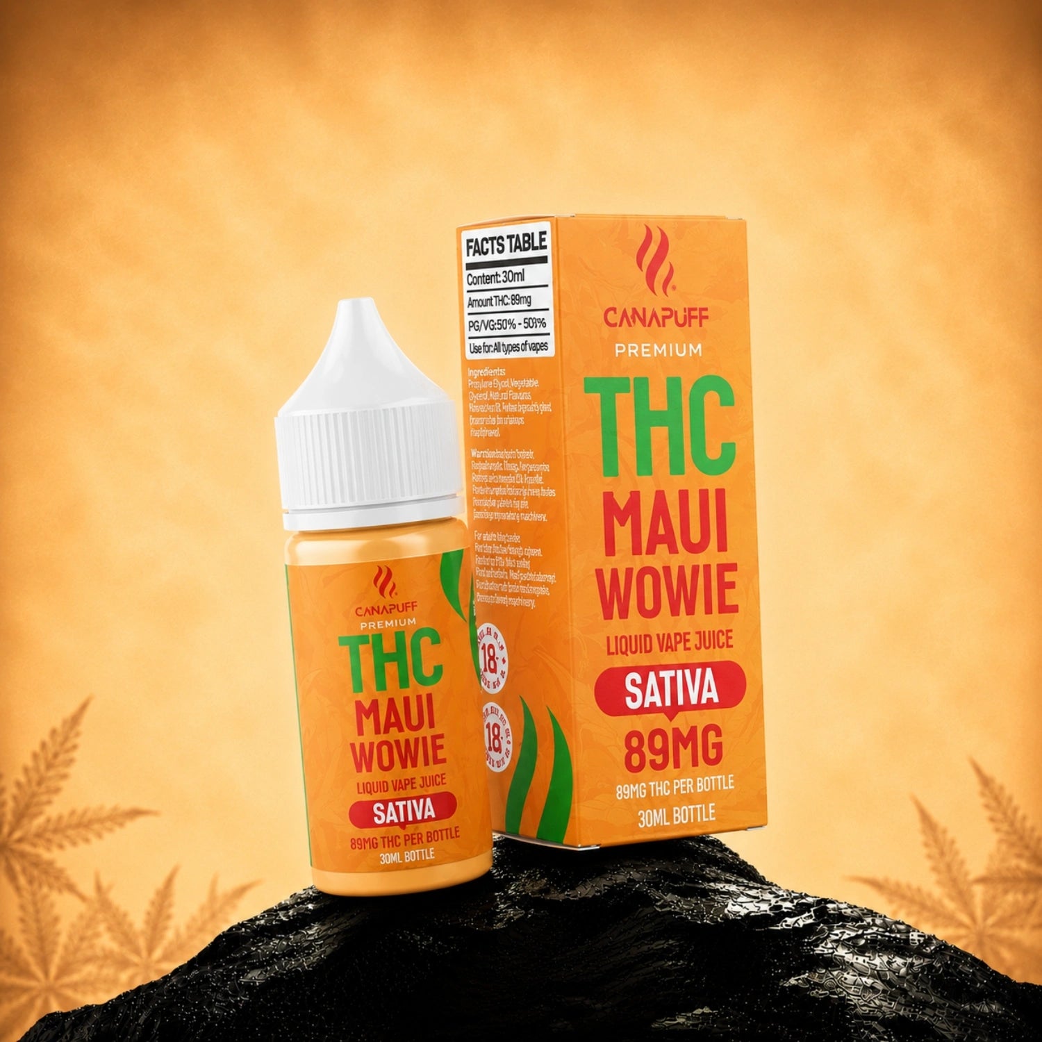 THC Liquid Maui Wowie 89mg 30ml