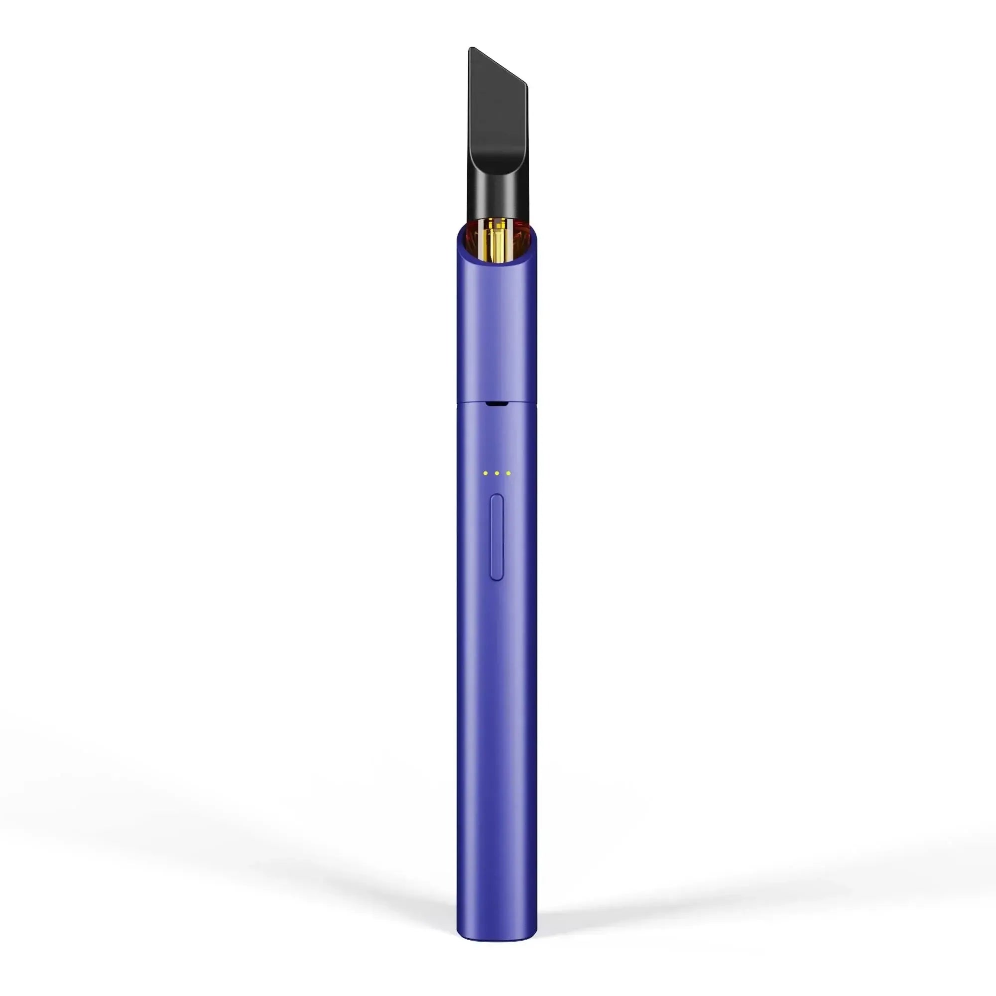 Caneta vaporizadora roxa com bocal preto
