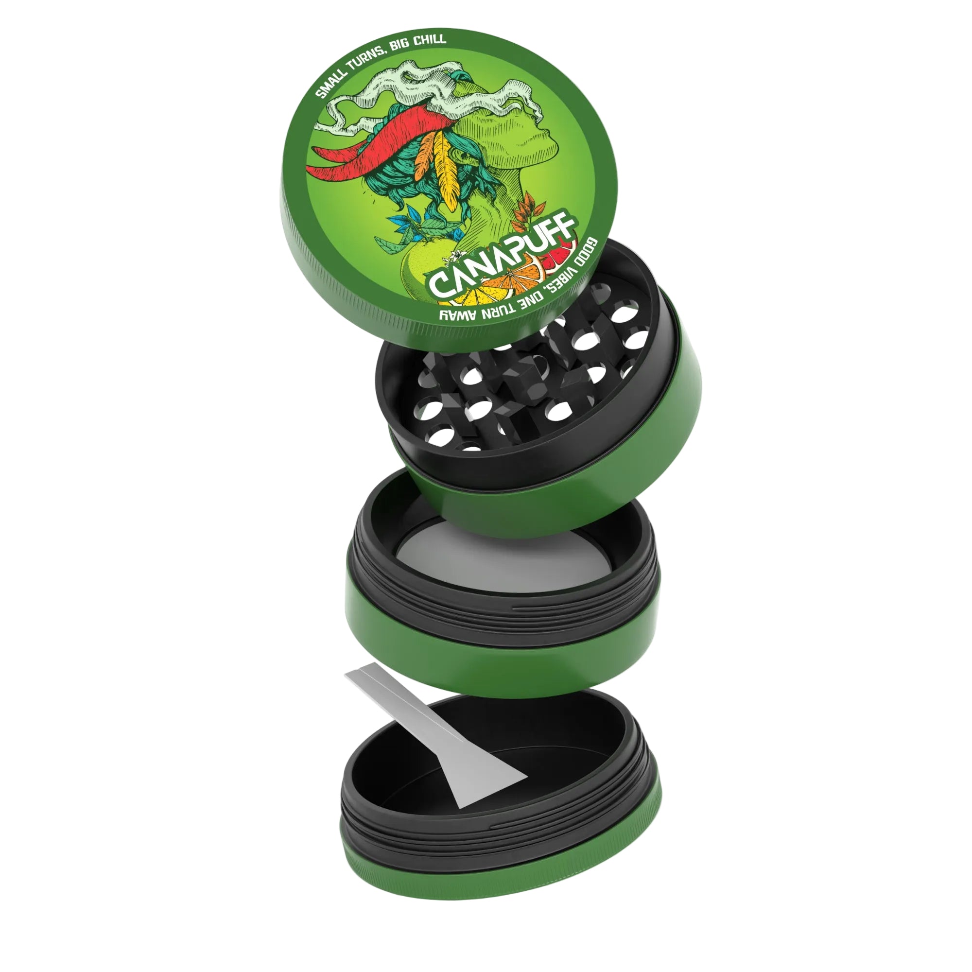 Grinder Metálico Green Crack