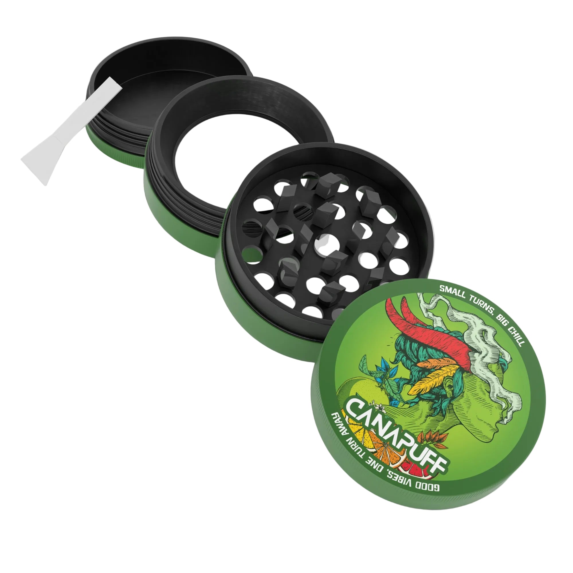 Grinder Metálico Green Crack