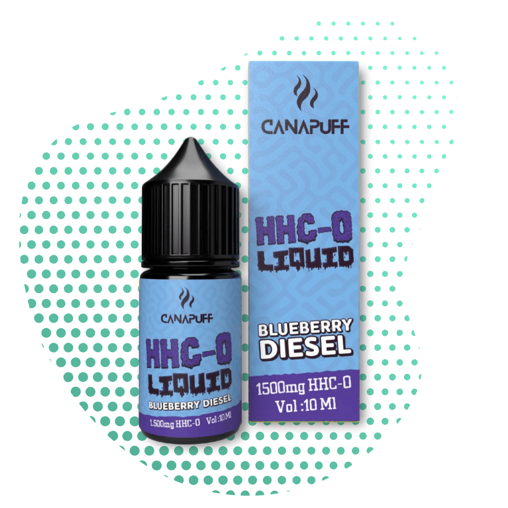 hhco blueberry diesel líquido vape canapuff