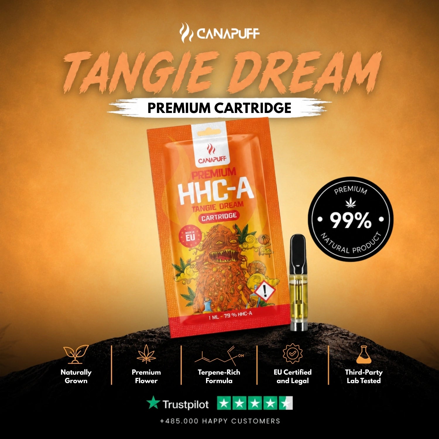 HHC-A Cartucho Tangie Dream 79%
