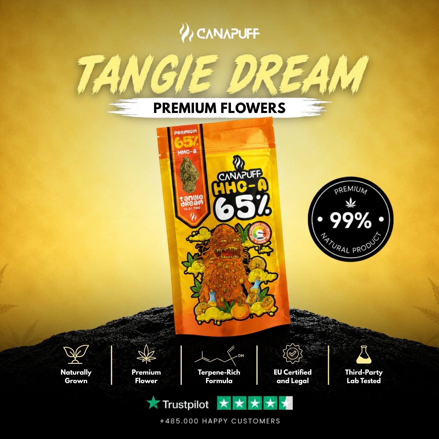 HHC-A Flores Tangie Dream 65%