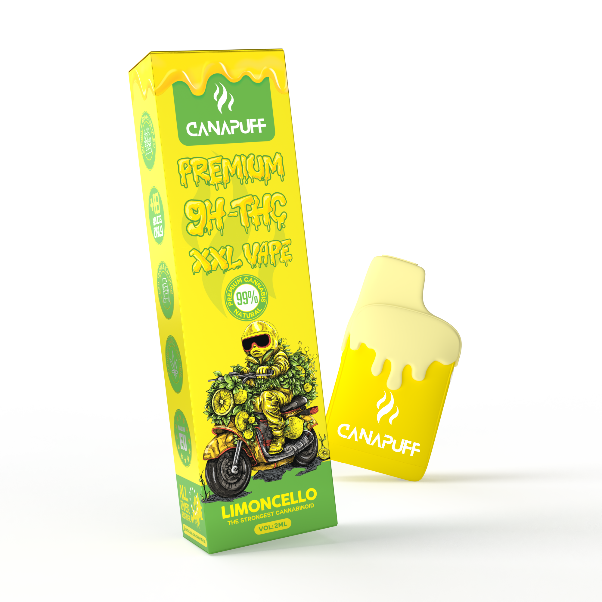 9H-THC XXL Vape Limoncello 99% 2ml