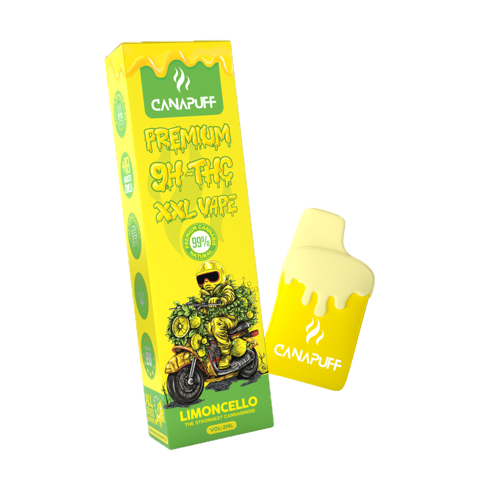 9H-THC XXL Vape Limoncello 99% 2ml