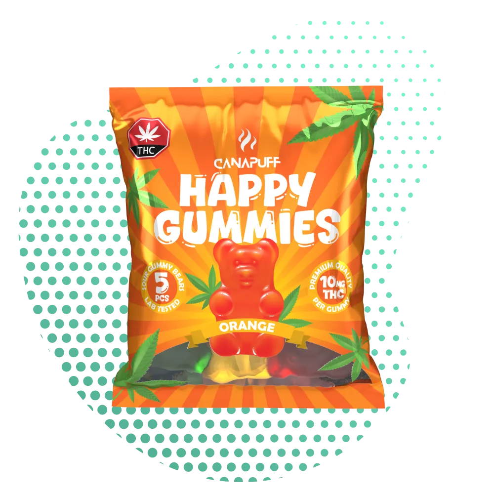 Gomas de THC Laranja-Canapuff