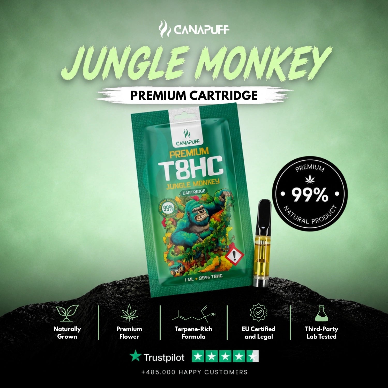 Cartucho T8HC Jungle Monkey 99%