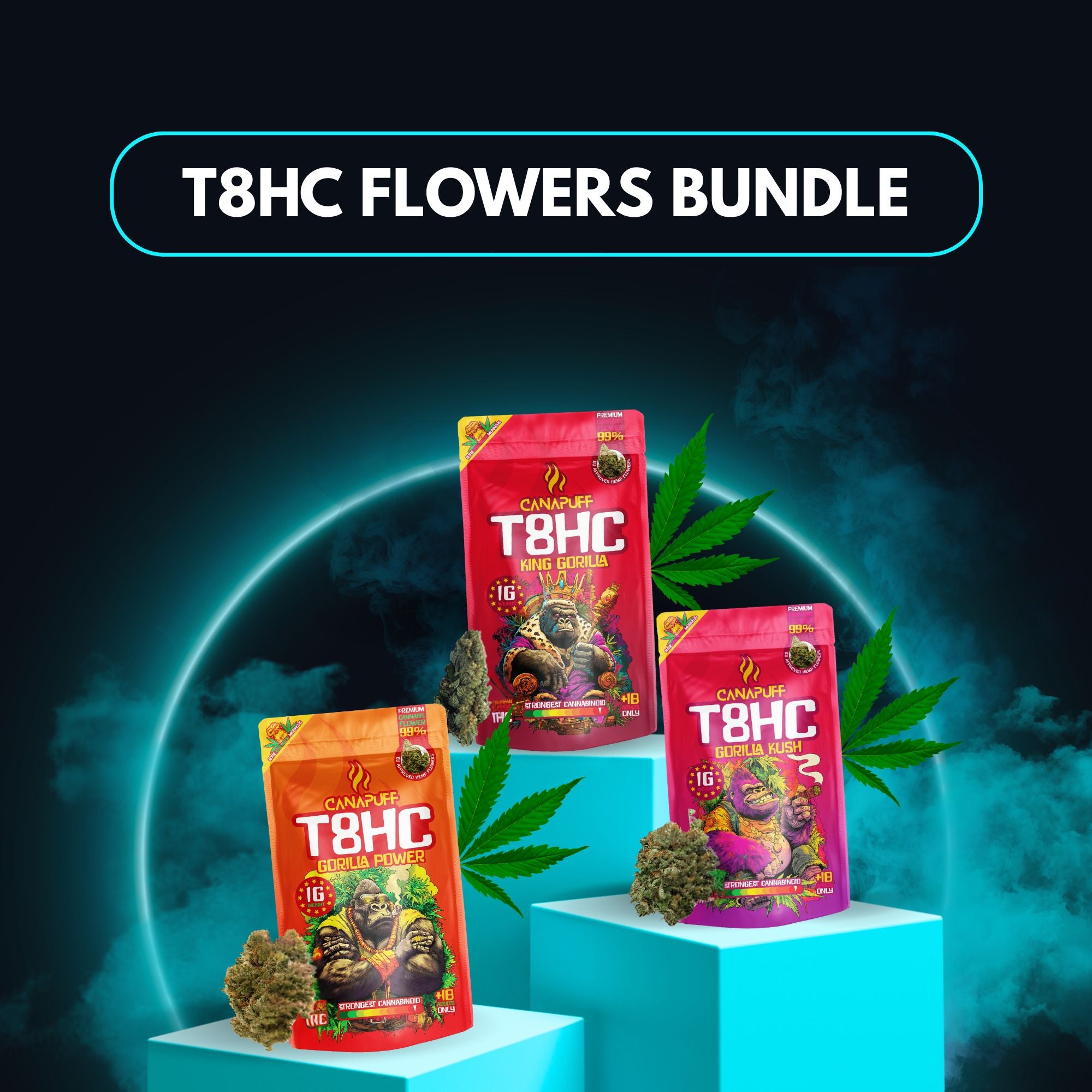 T8HC Flores Bundle (3x1g)