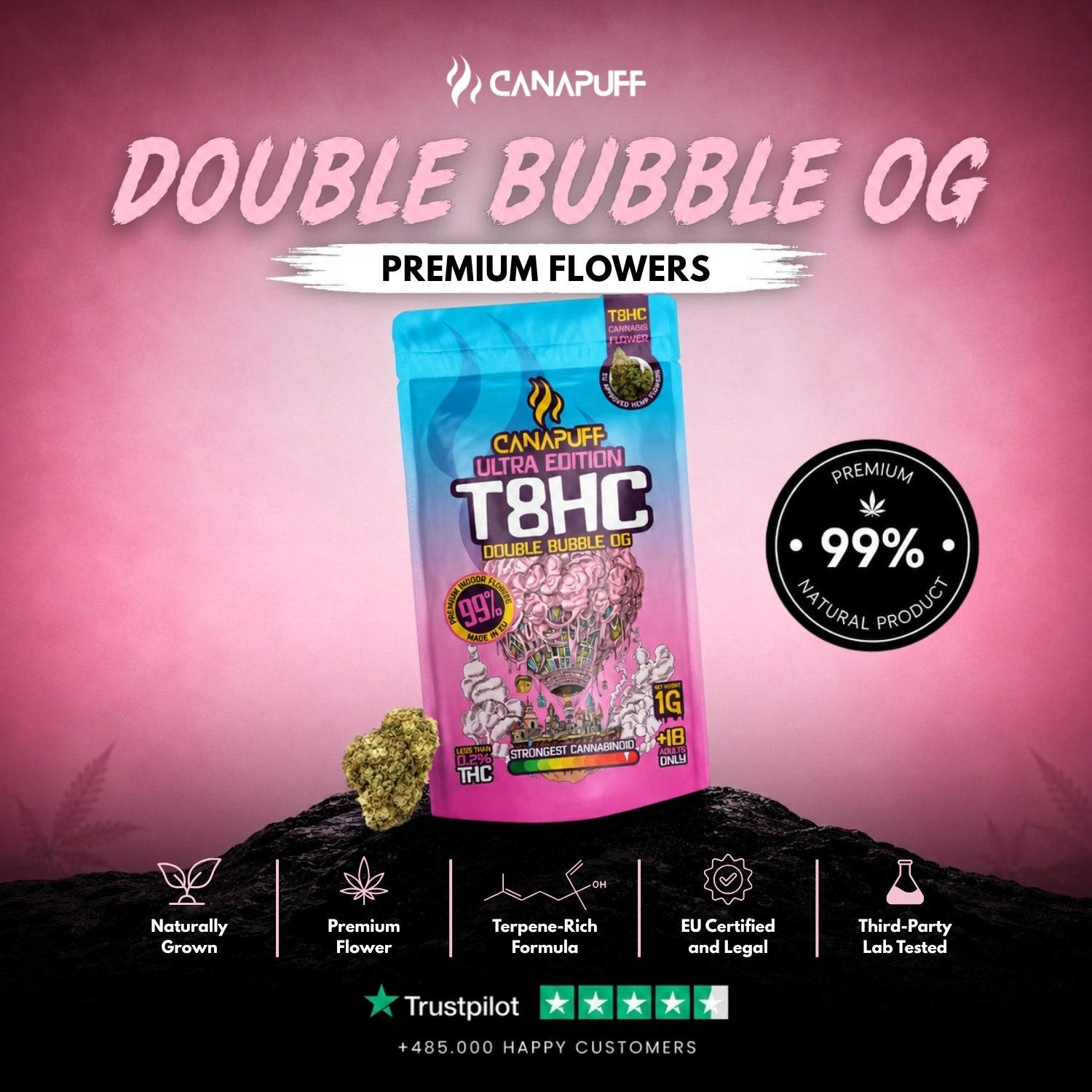 Flores T8HC Double Bubble Ultra Edition 99%