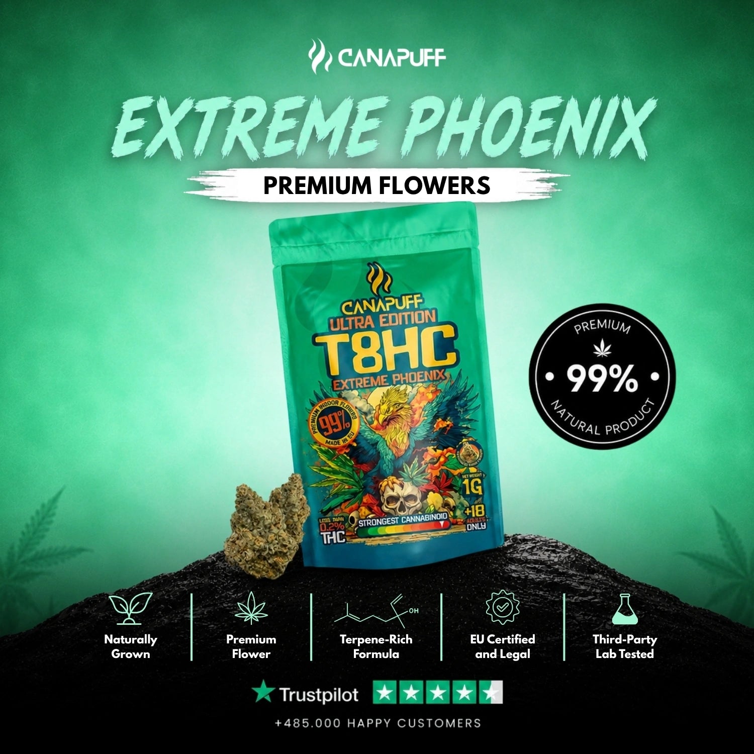 Flores T8HC Extreme Phoenix 99%