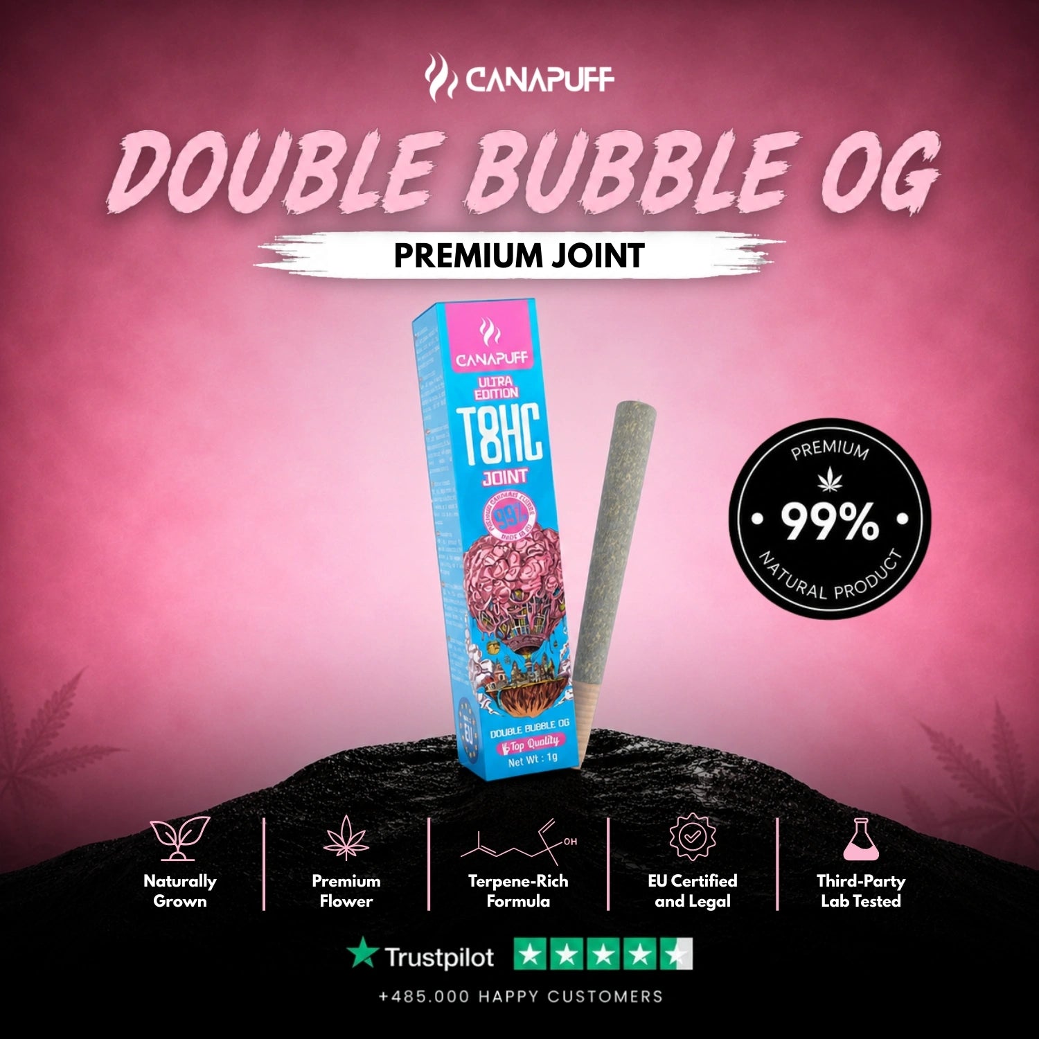 T8HC Charro Double Bubble Ultra Edition 99% 1g