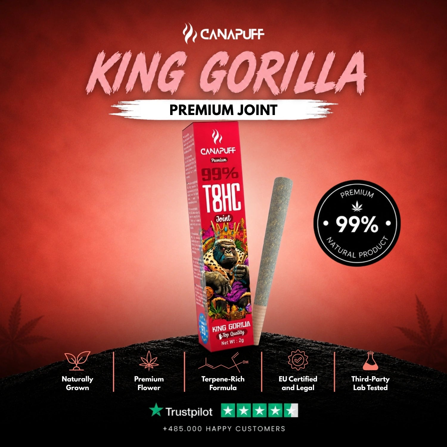 T8HC Joint King Gorilla 99% 2g