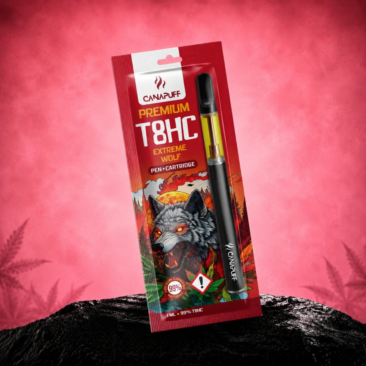 T8HC Pen + Cartucho Extreme Wolf 99%