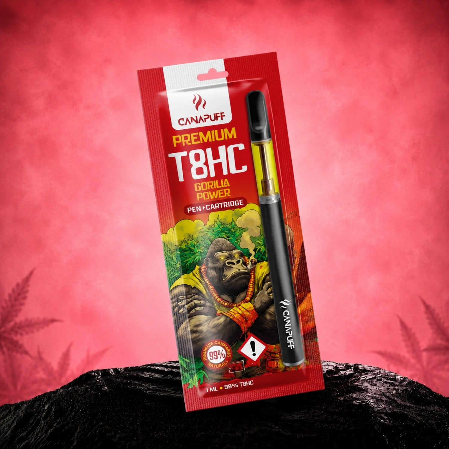 Caneta + Cartucho T8HC Gorilla Power 99%
