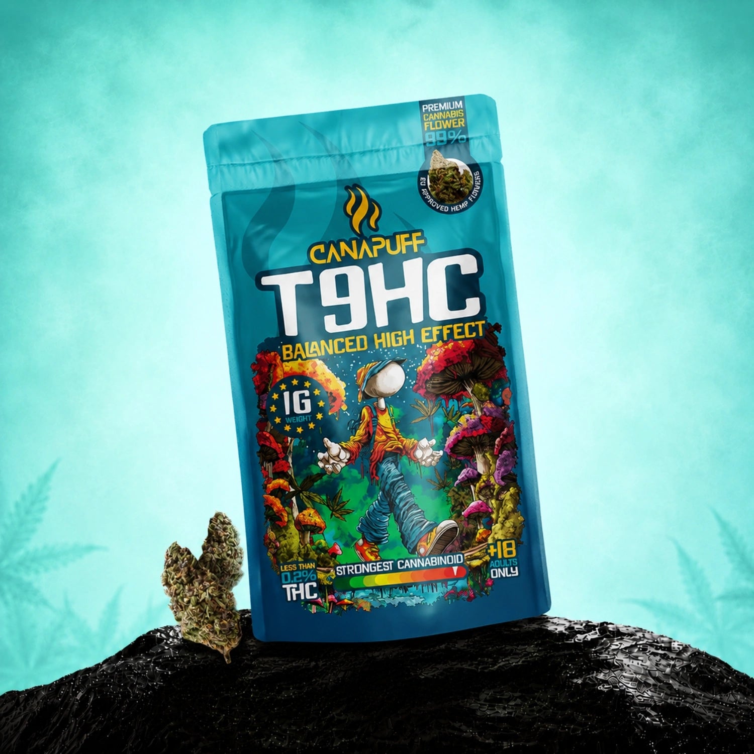 1g por 1 € Flores Canapuff