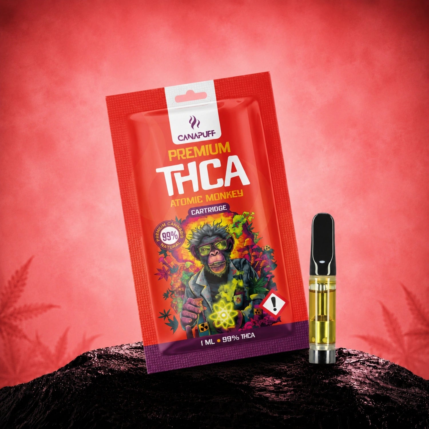 THCA Cartridge Atomic Monkey 99%