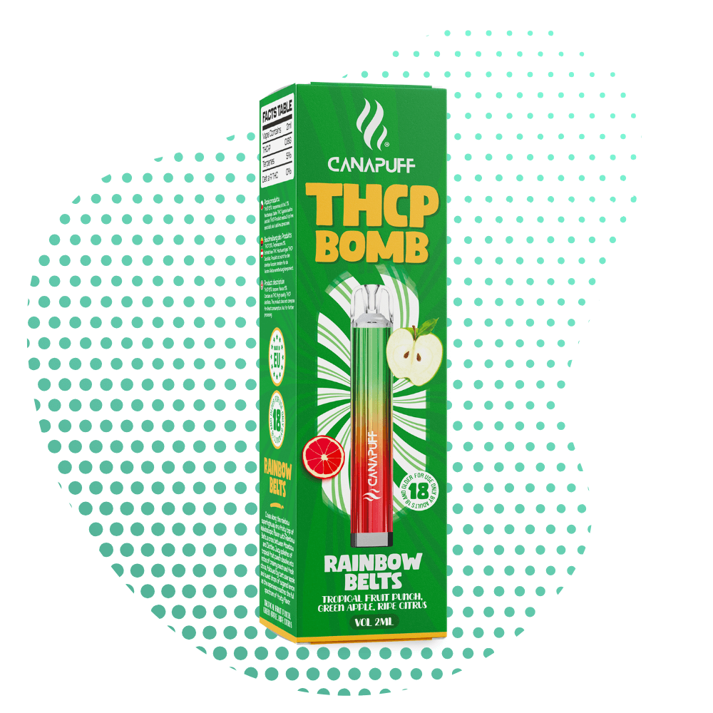 cinto arco-íris thcp bomb uso único 2ml