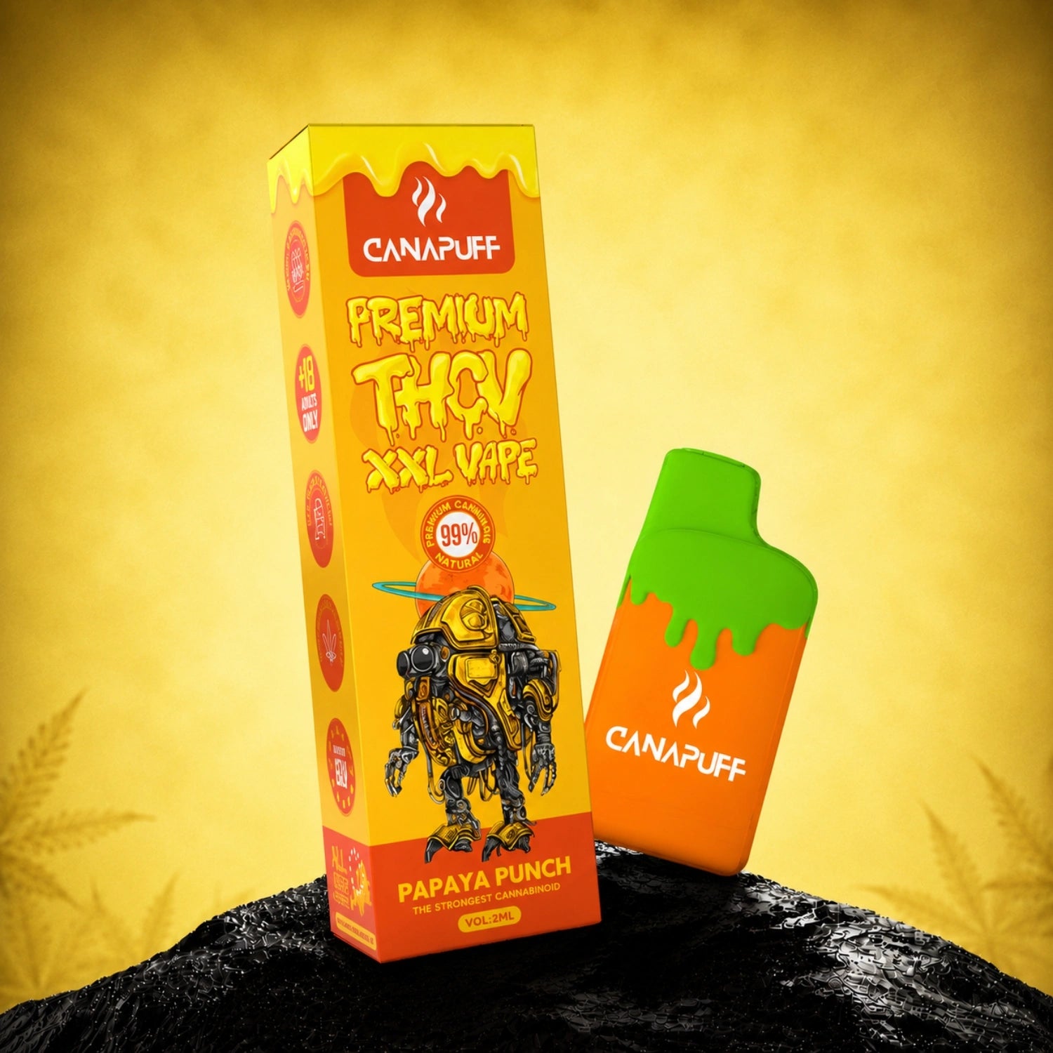 THCv Vape Papaya Punch 99% 2ml