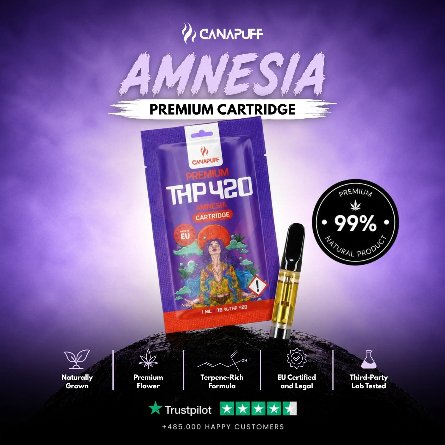THP420 Cartucho Amnesia 79%