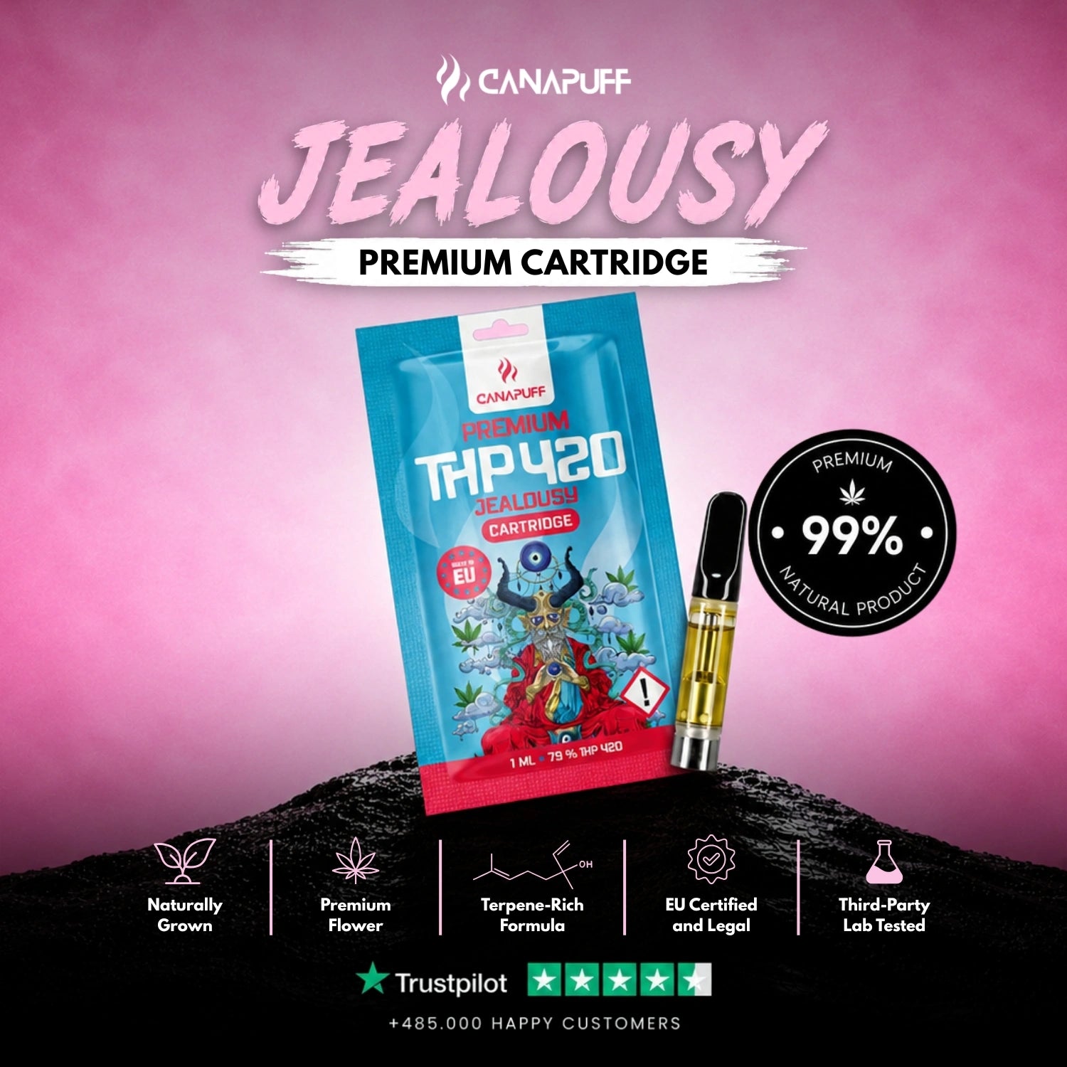 THP420 Cartucho Jealousy 79%