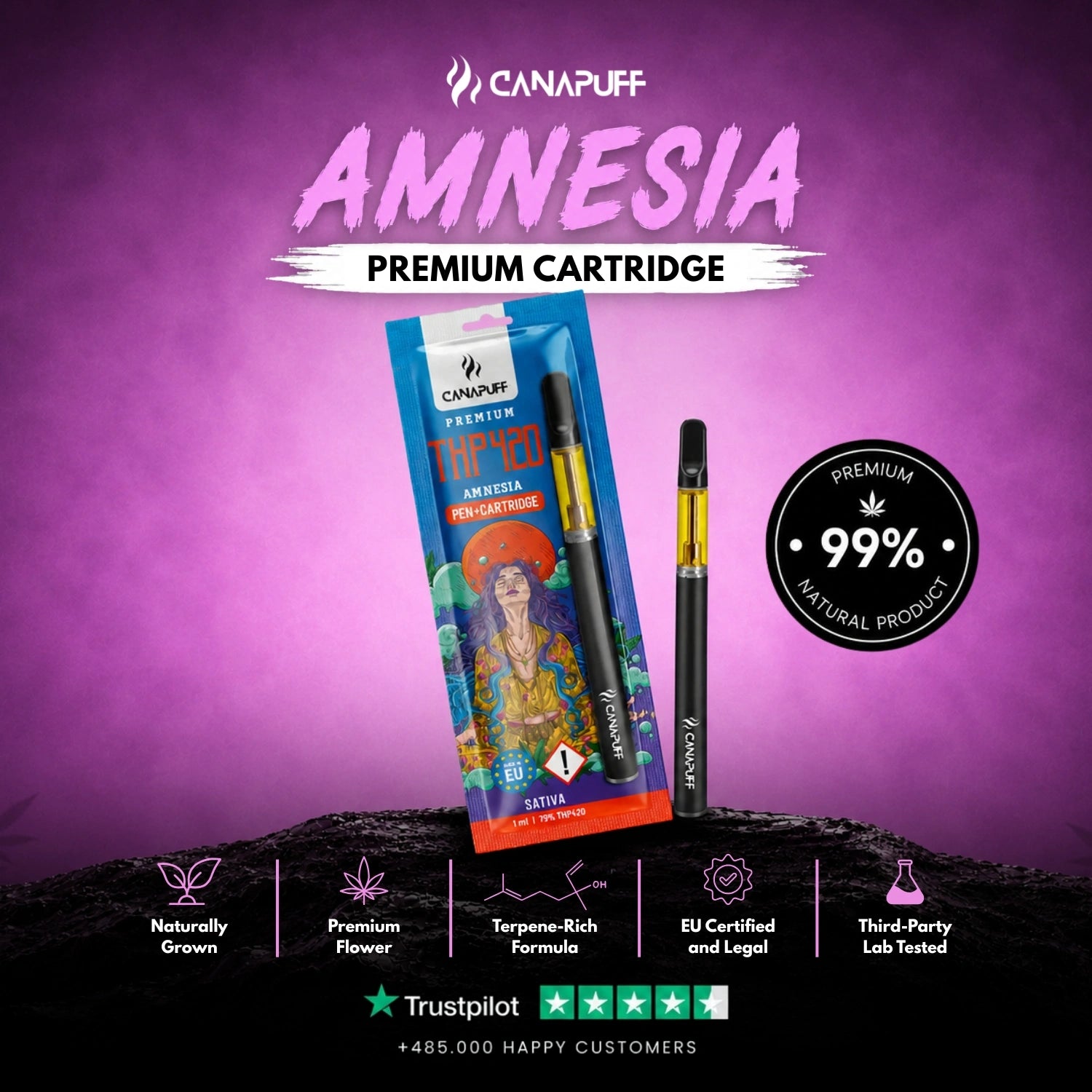THP420 Pen+Cartucho Amnesia 79%