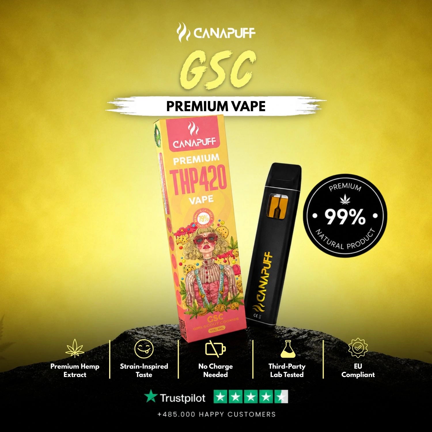 THP420 Vape GSC 79% 1ml