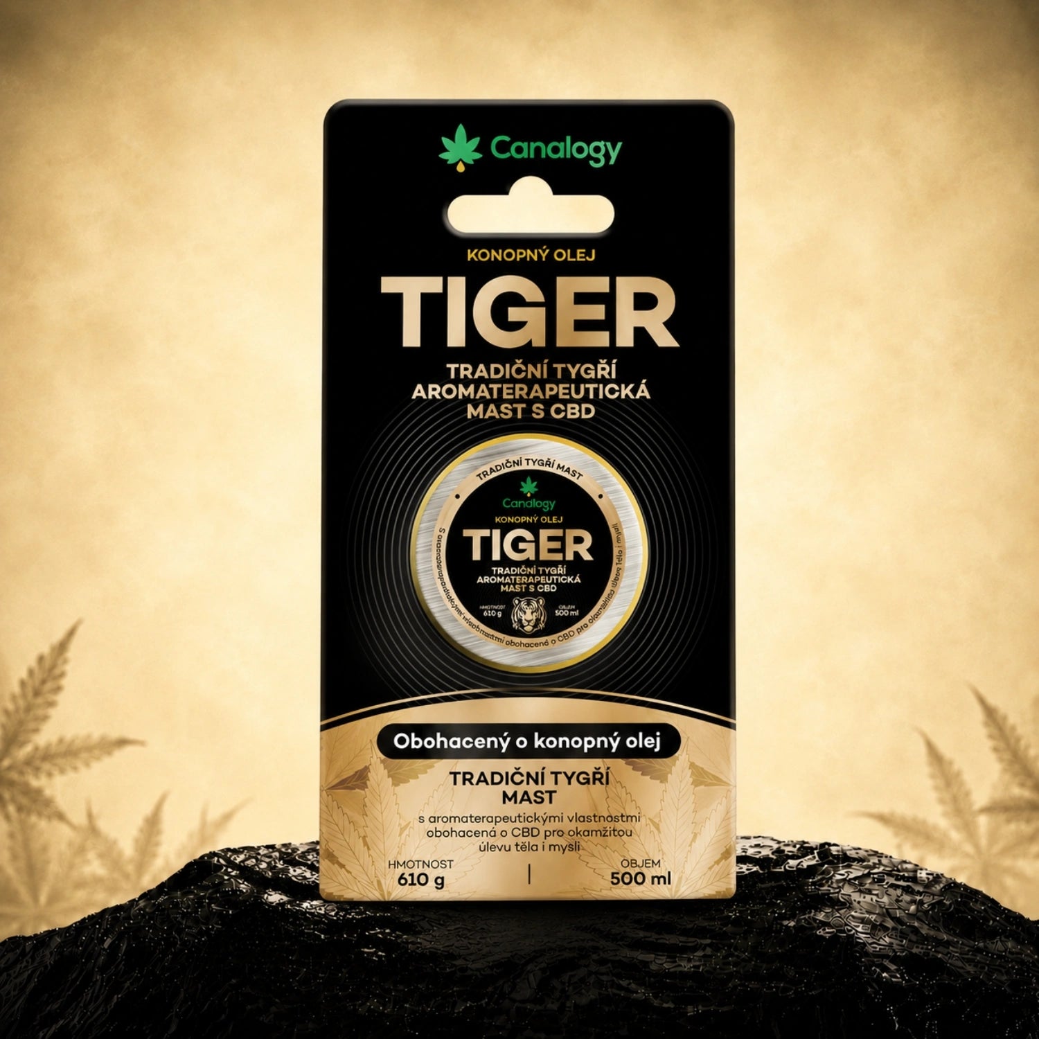 Pomada Tradicional de Tigre Aromaterapêutica com CBD - Canalogy