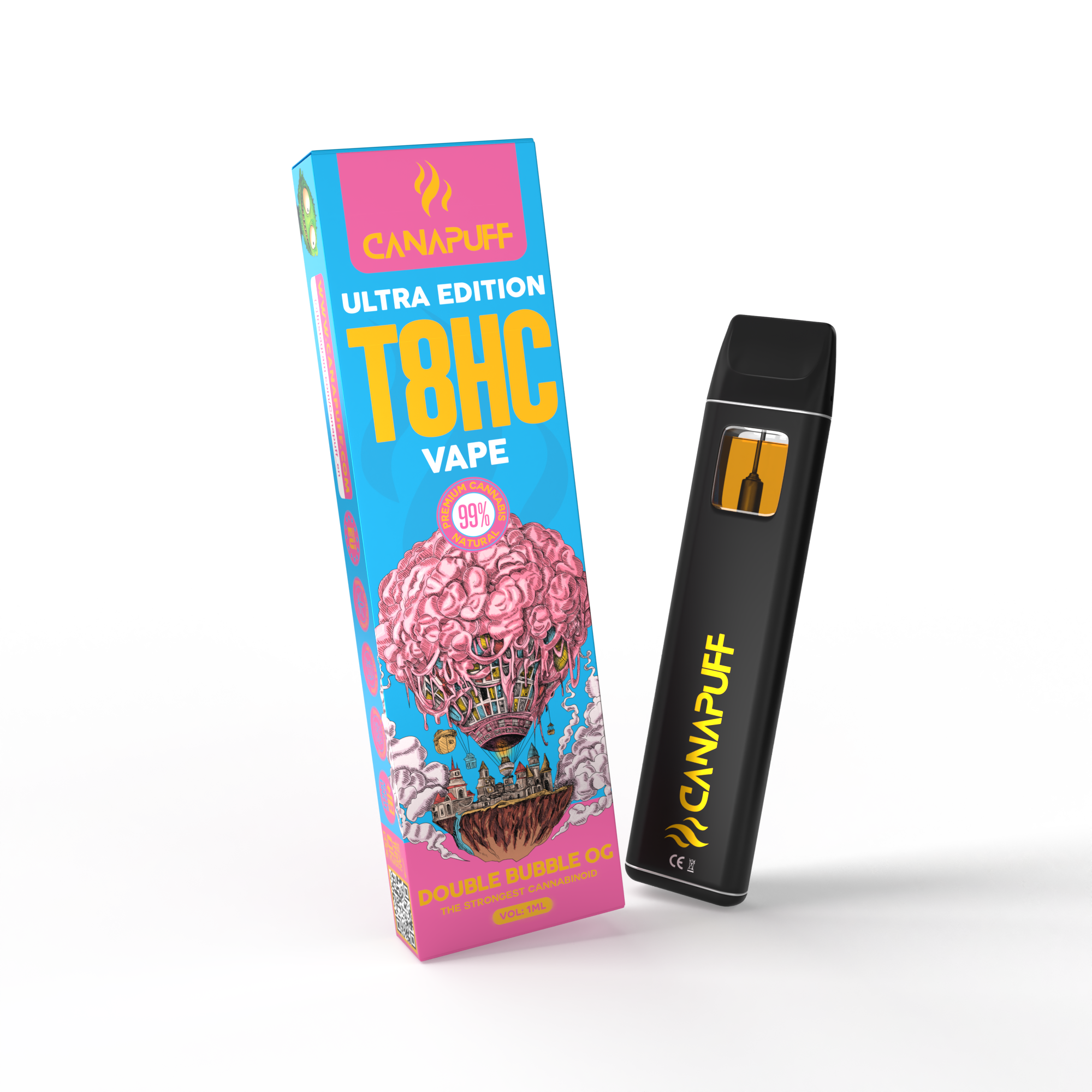 T8HC Vape Double Bubble Ultra Edition 99% 1ml