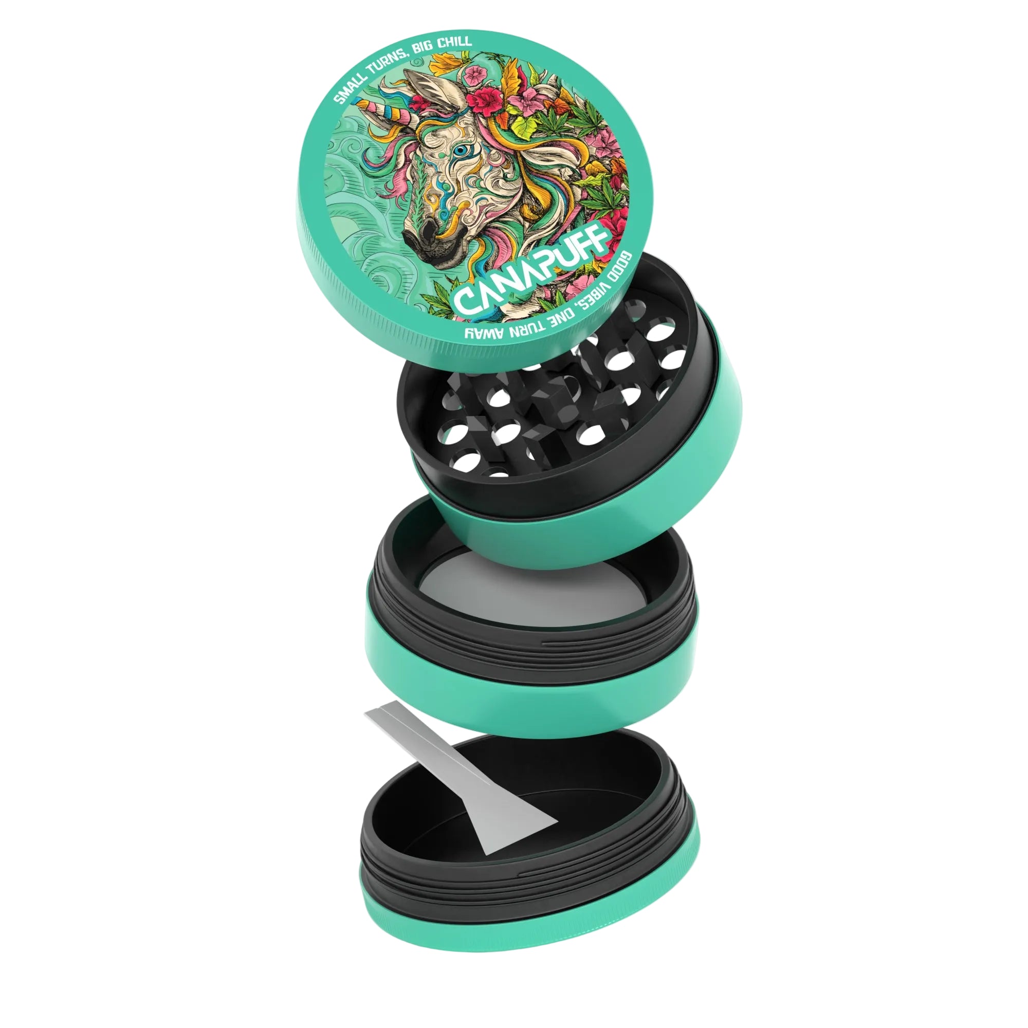 Grinder Metálico Unicorn Piss