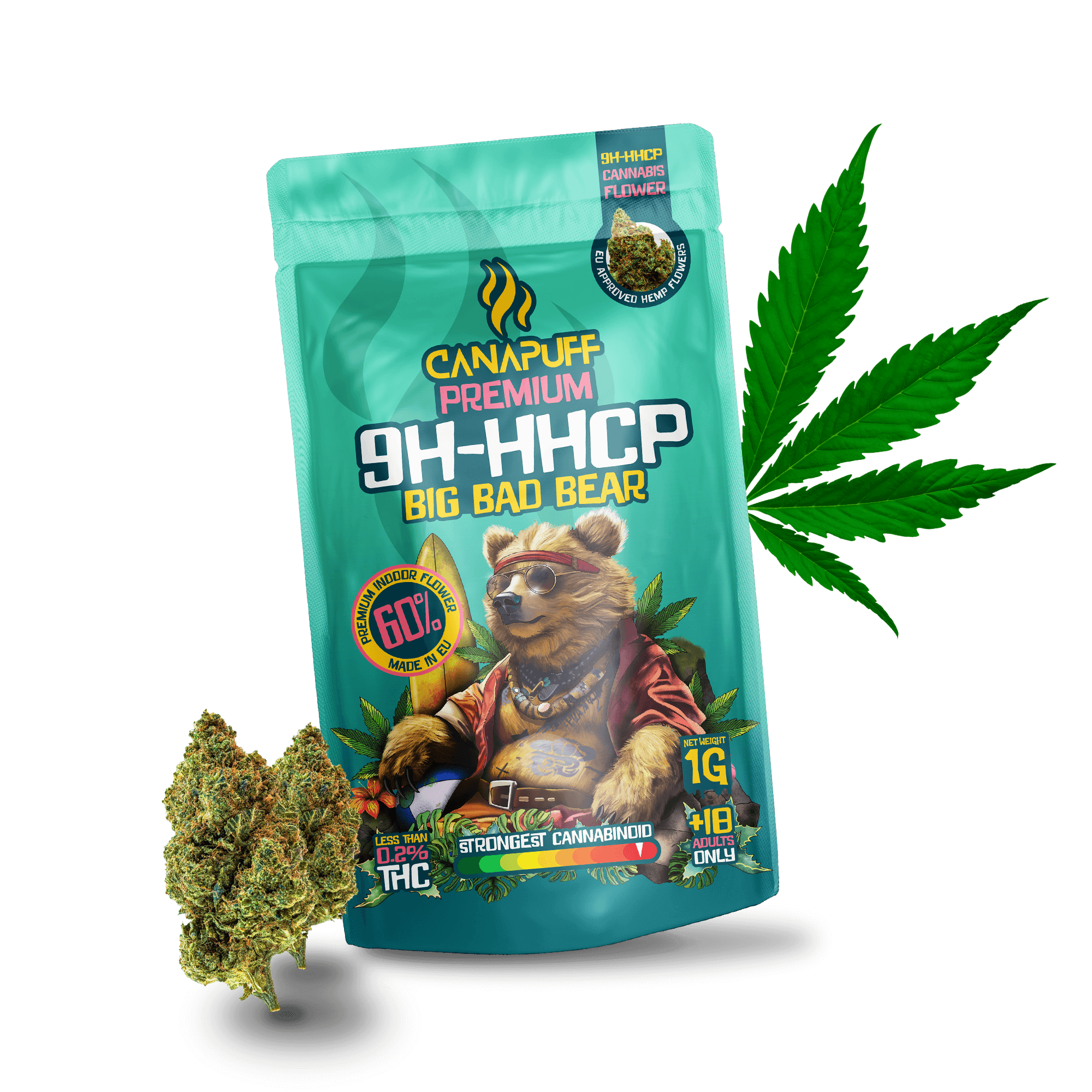 9h-HHCP Flores Big Bad Bear 60%