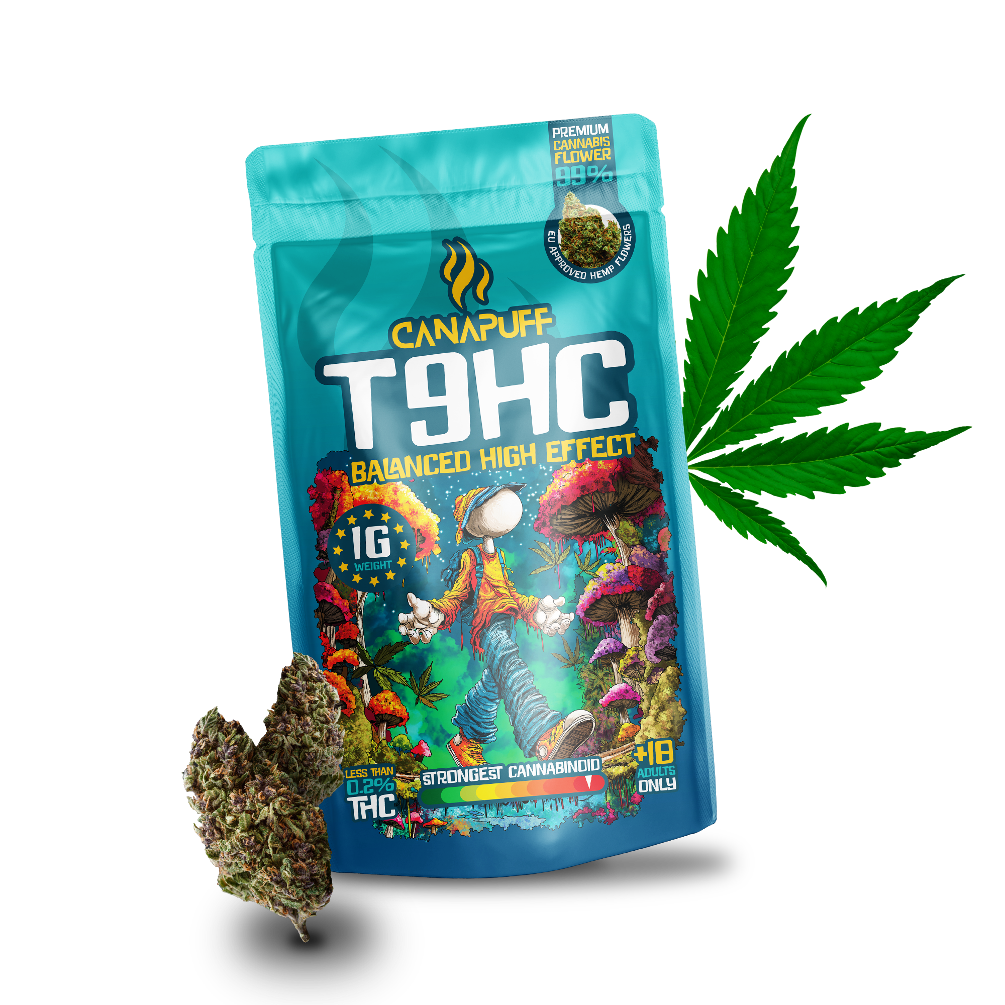 Canapuff - Equilibrado 99% - Flores T9HC-Canapuff