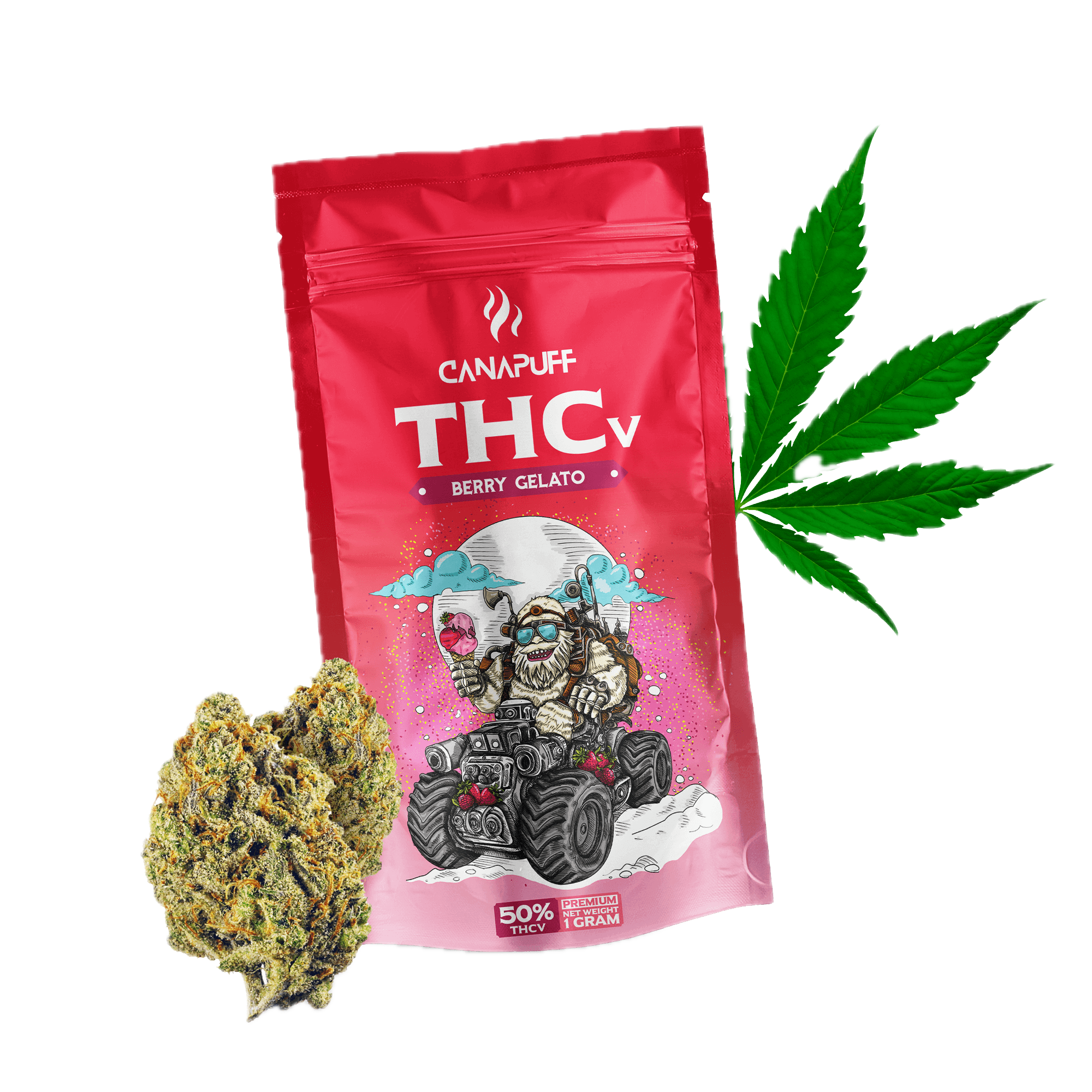 THCv Flores Berry Gelato 50%