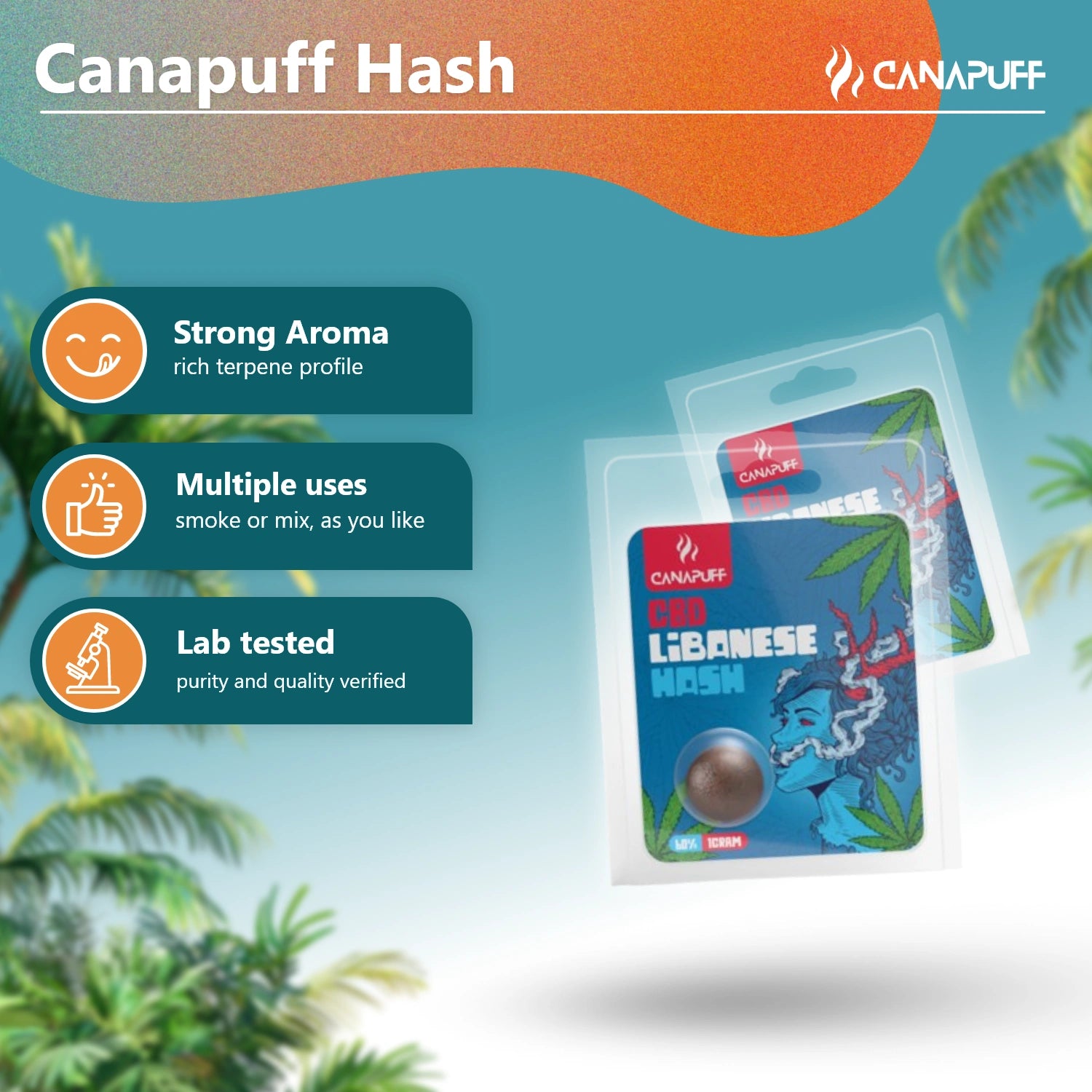 Libanês - CBD Hash 60%