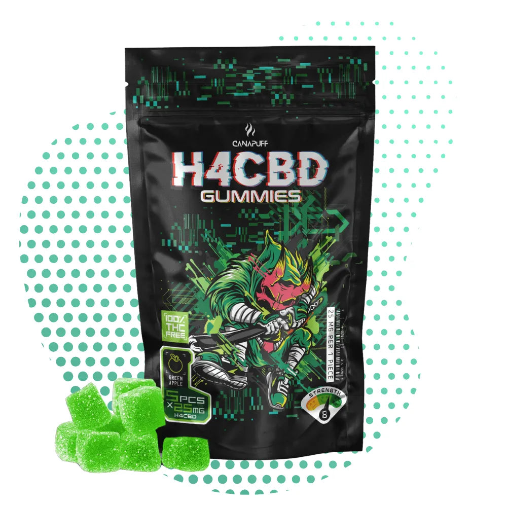 Canapuff - Gomas H4CBD - Maçã Verde Canapuff
