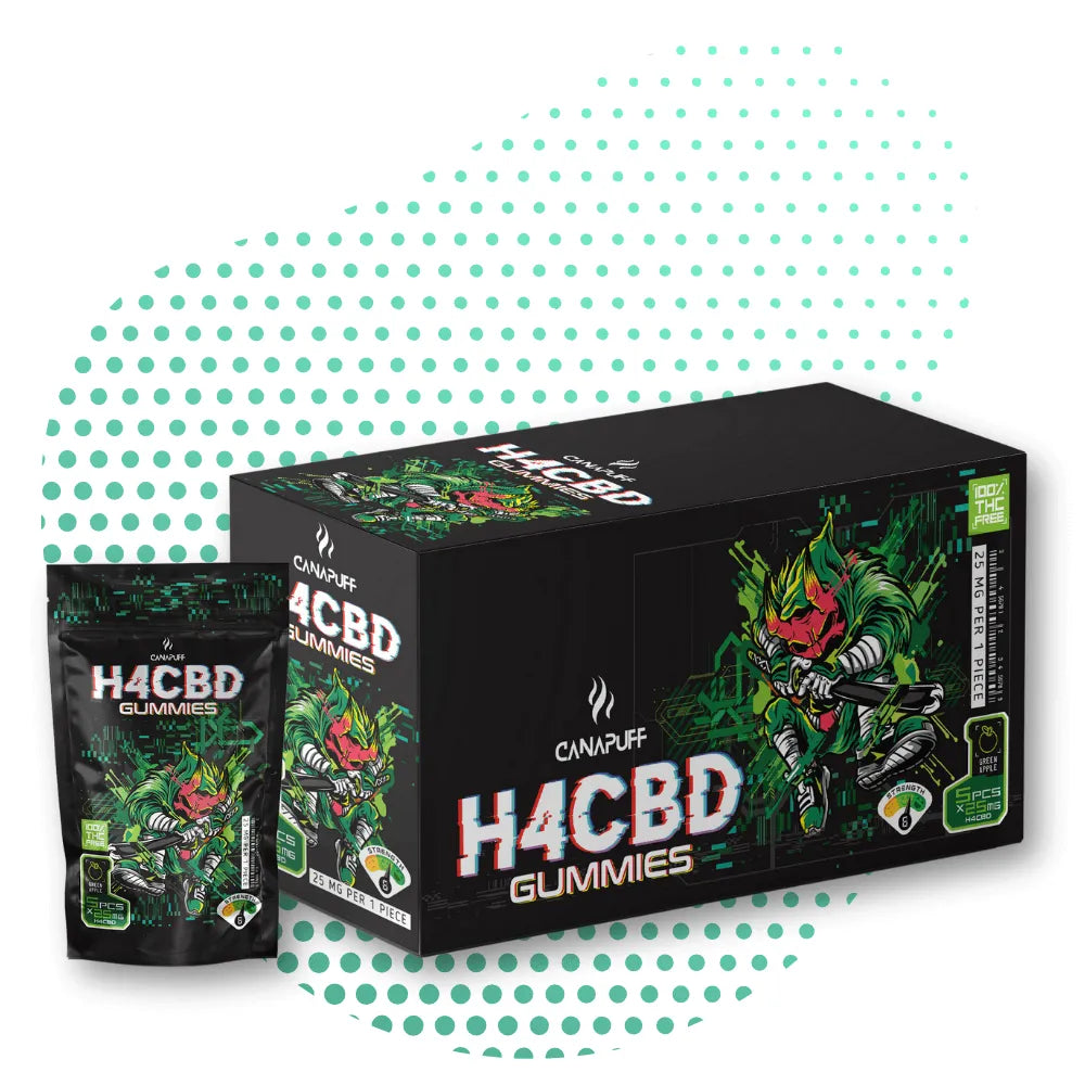 Canapuff - Gomas H4CBD - Maçã Verde Canapuff