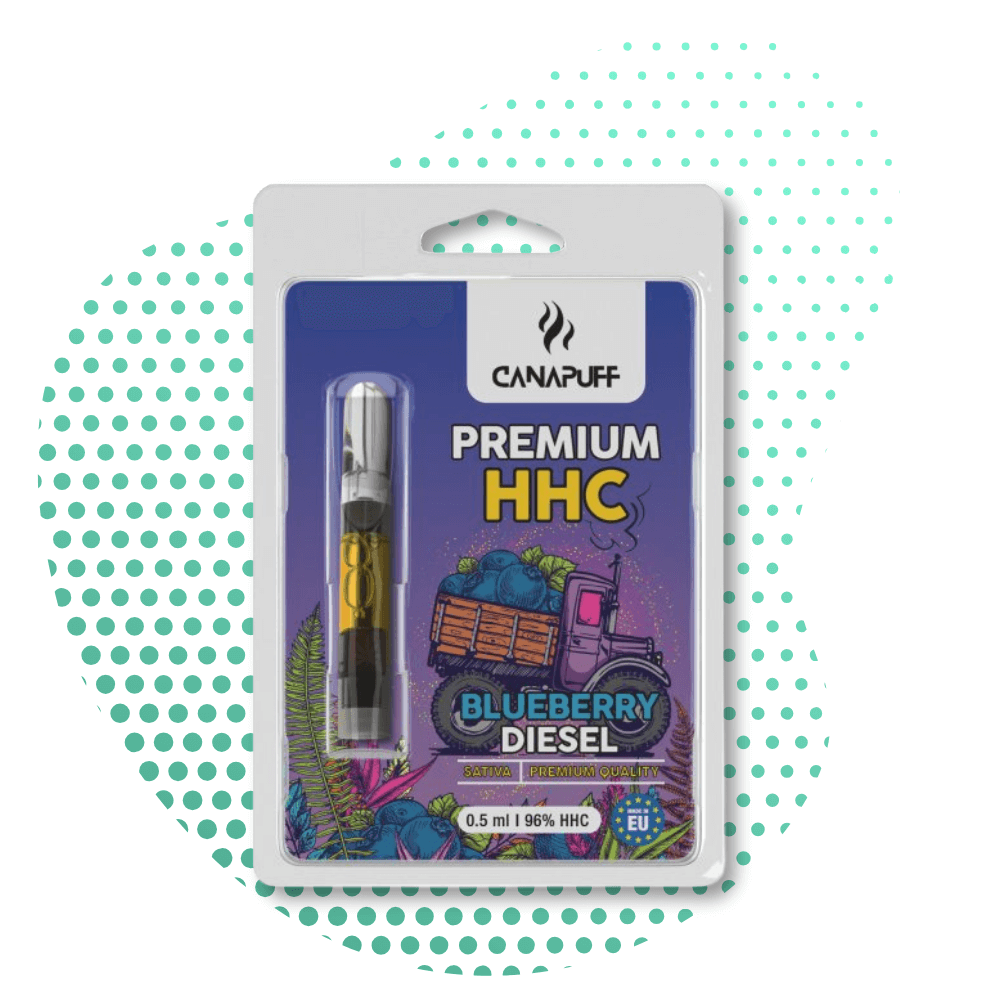 cartucho canapuff hhc cannabis blueberry diesel