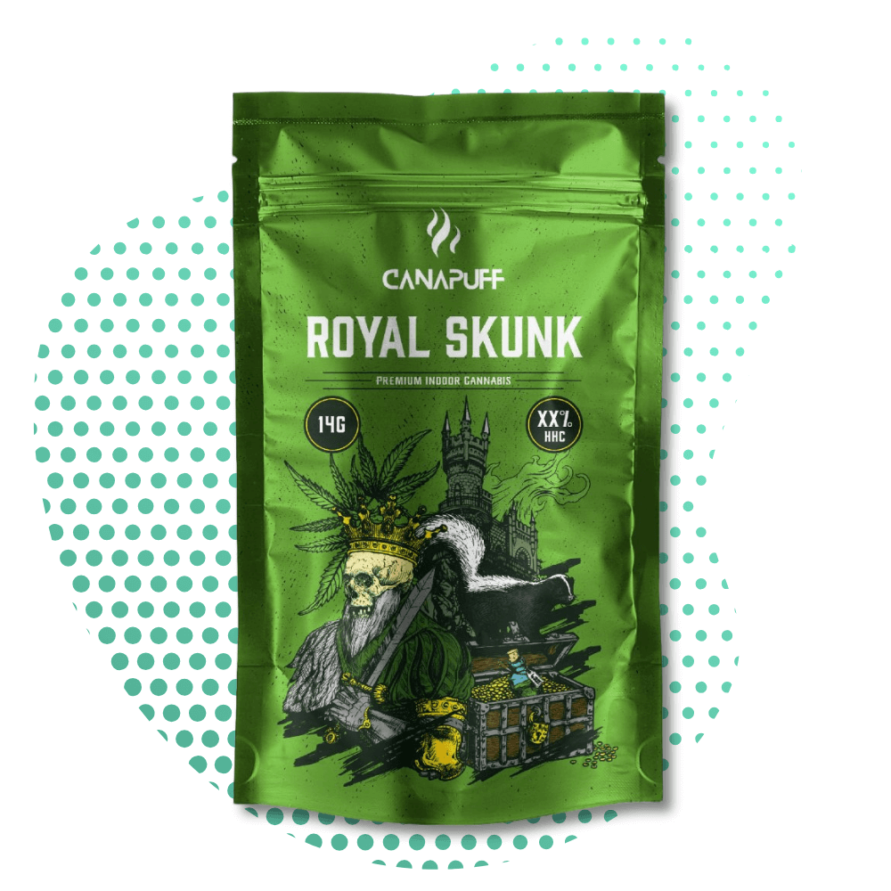 canapuff flores hhc royal skunk